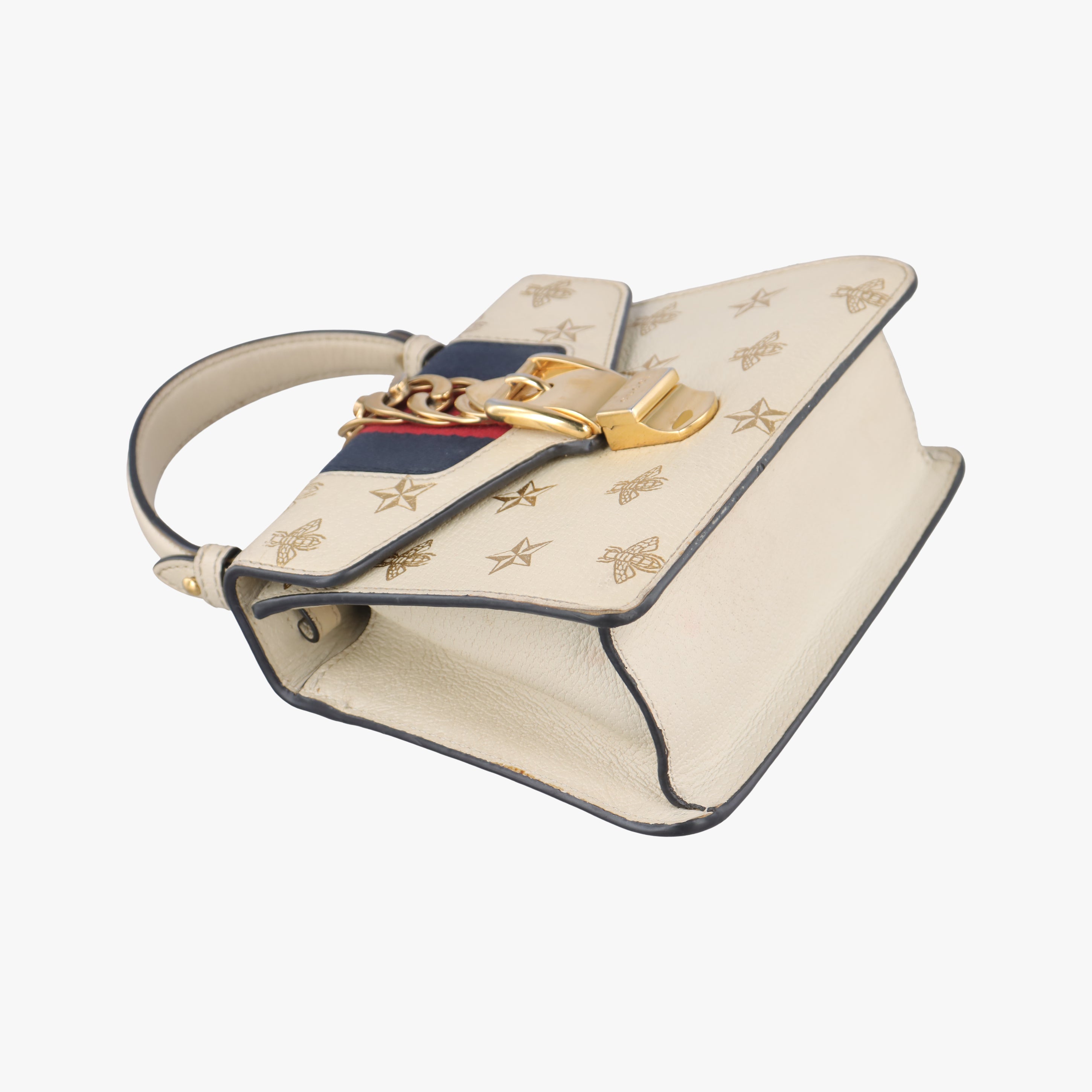 Pre-owned Gucci Sylvie White Leather 470270 shoulderbag | stylenewstar