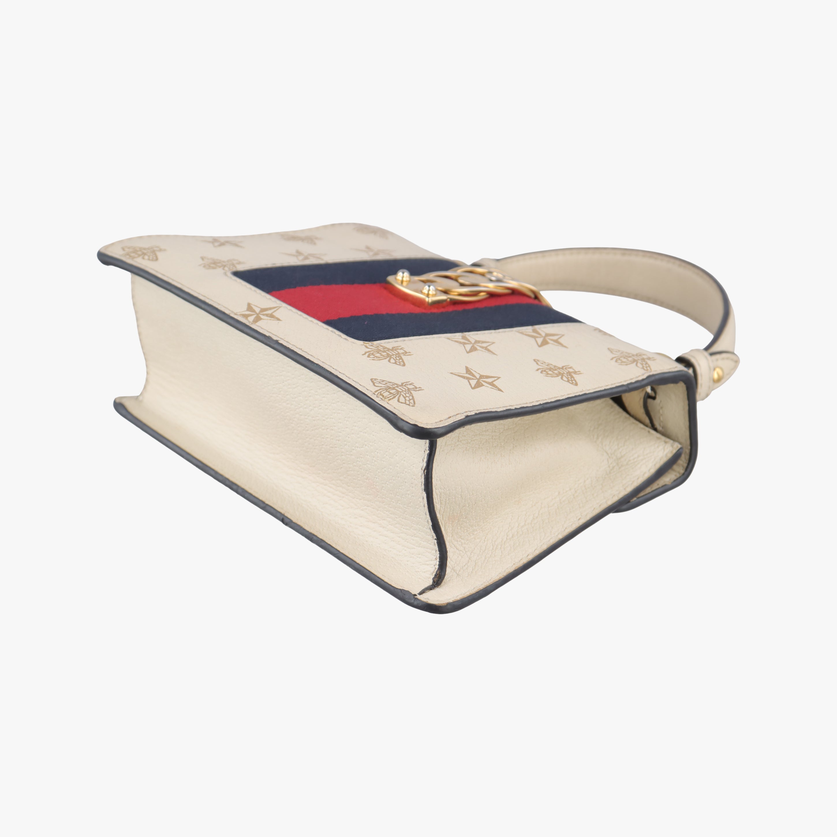 Pre-owned Gucci Sylvie White Leather 470270 shoulderbag | stylenewstar