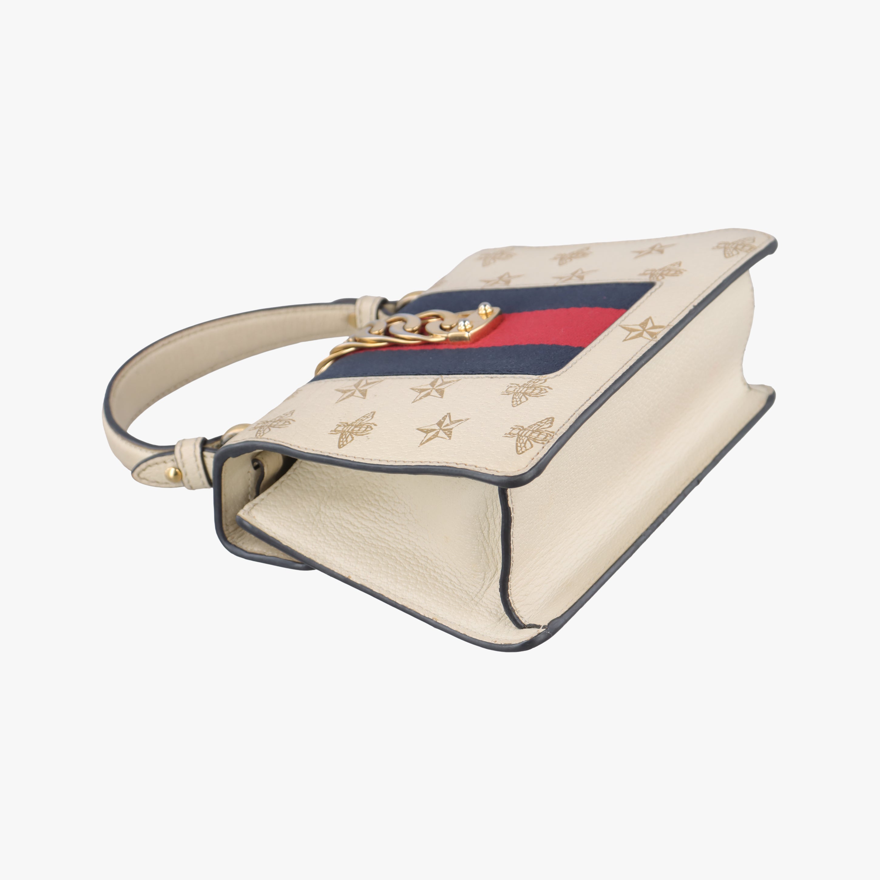 Pre-owned Gucci Sylvie White Leather 470270 shoulderbag | stylenewstar