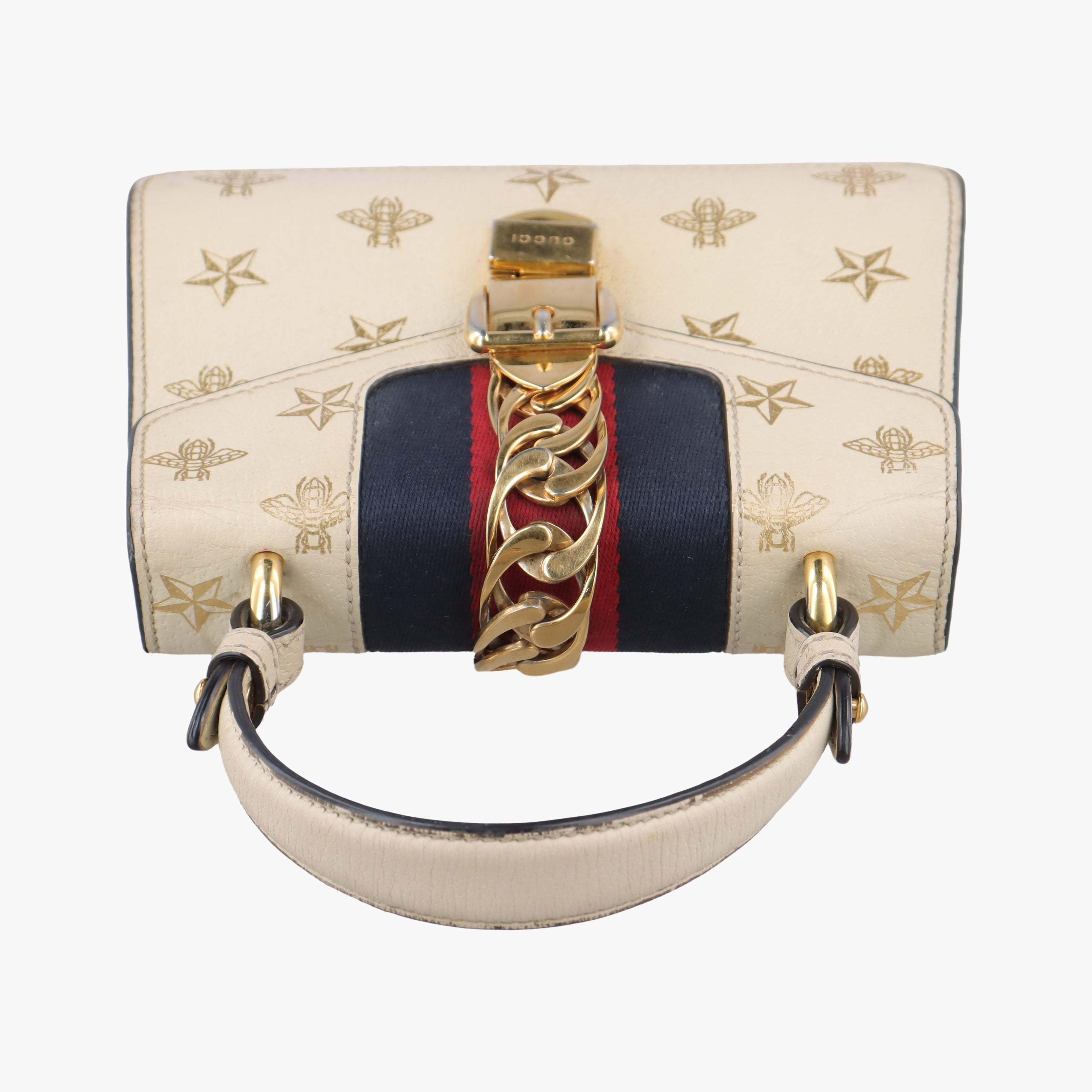 Pre-owned Gucci Sylvie White Leather 470270 shoulderbag | stylenewstar