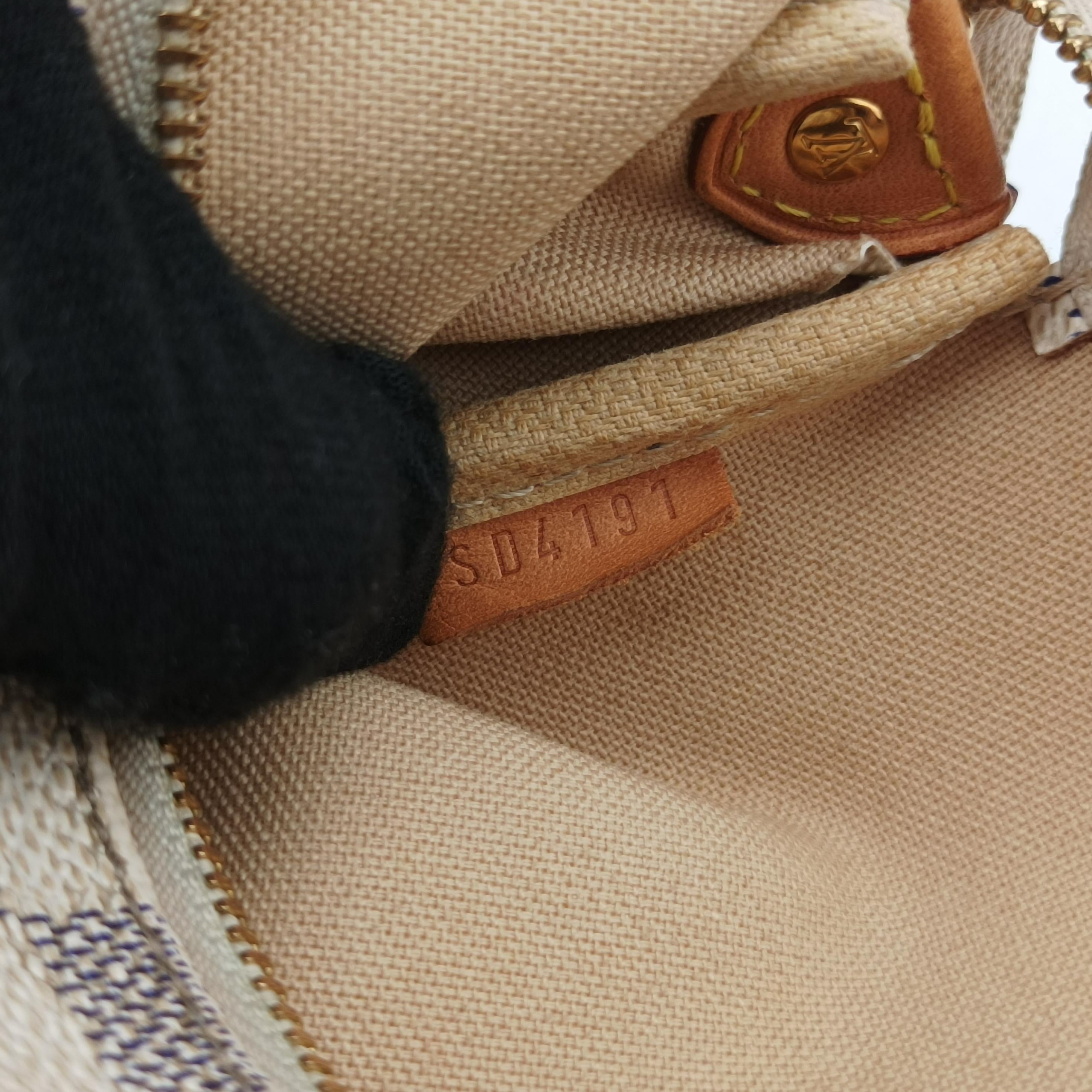 Pre-owned Louis Vuitton EVA Azur Damier Canvas N55214 shoulderbag | stylenewstar