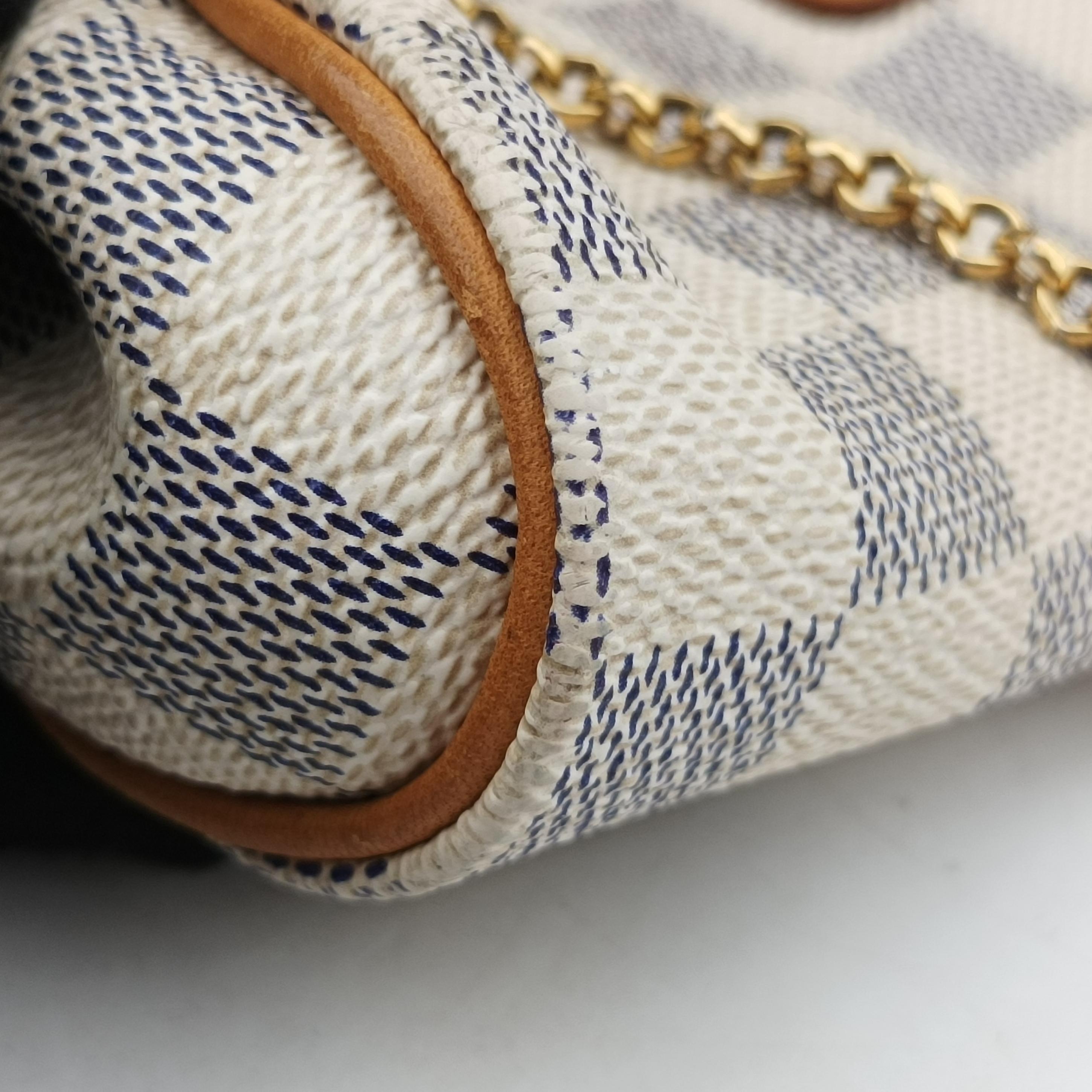 Pre-owned Louis Vuitton EVA Azur Damier Canvas N55214 shoulderbag | stylenewstar
