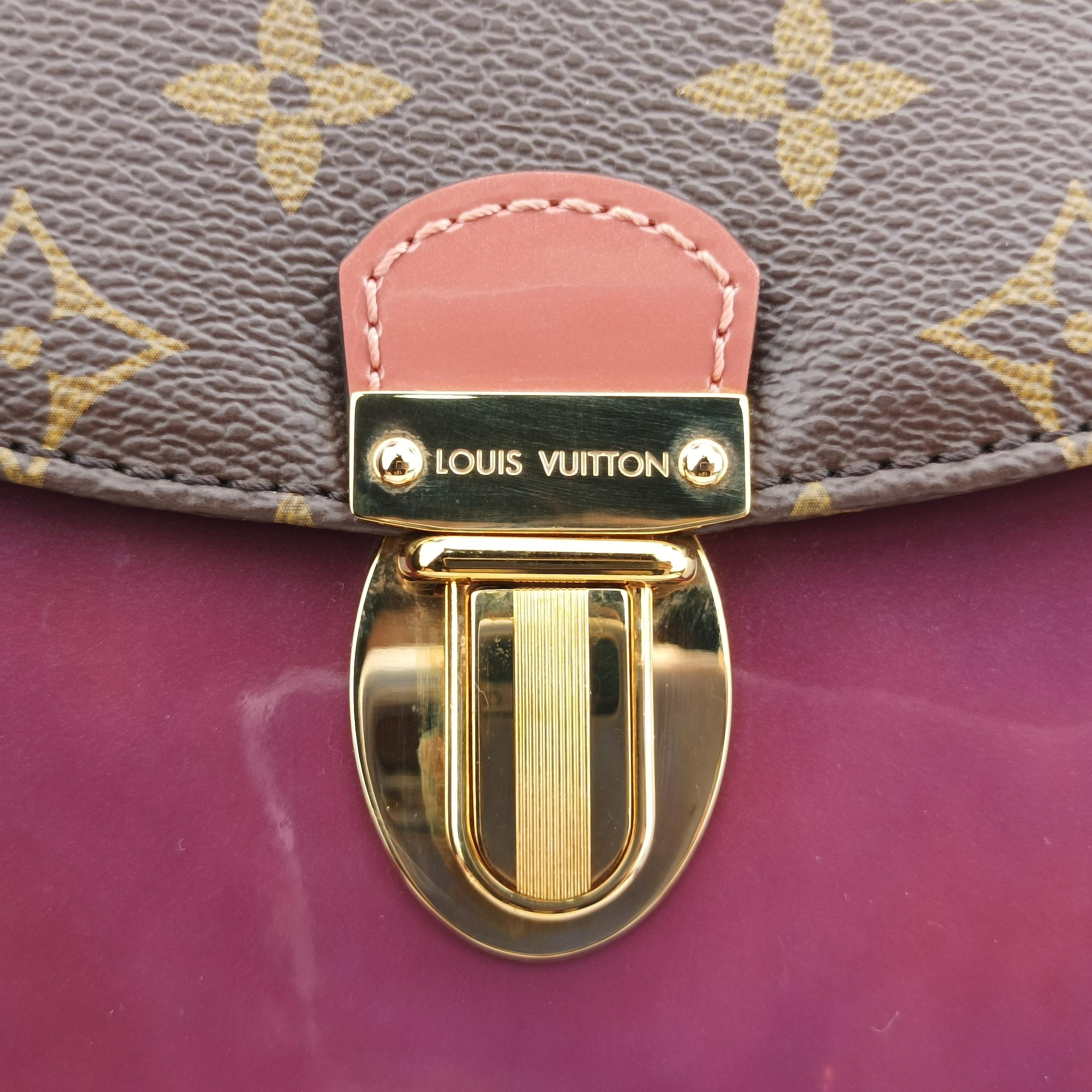 Pre-owned Louis Vuitton Hot Springs Brown×View Rose Monogram canvas×Vernis M53545 backpack/rucksack | stylenewstar