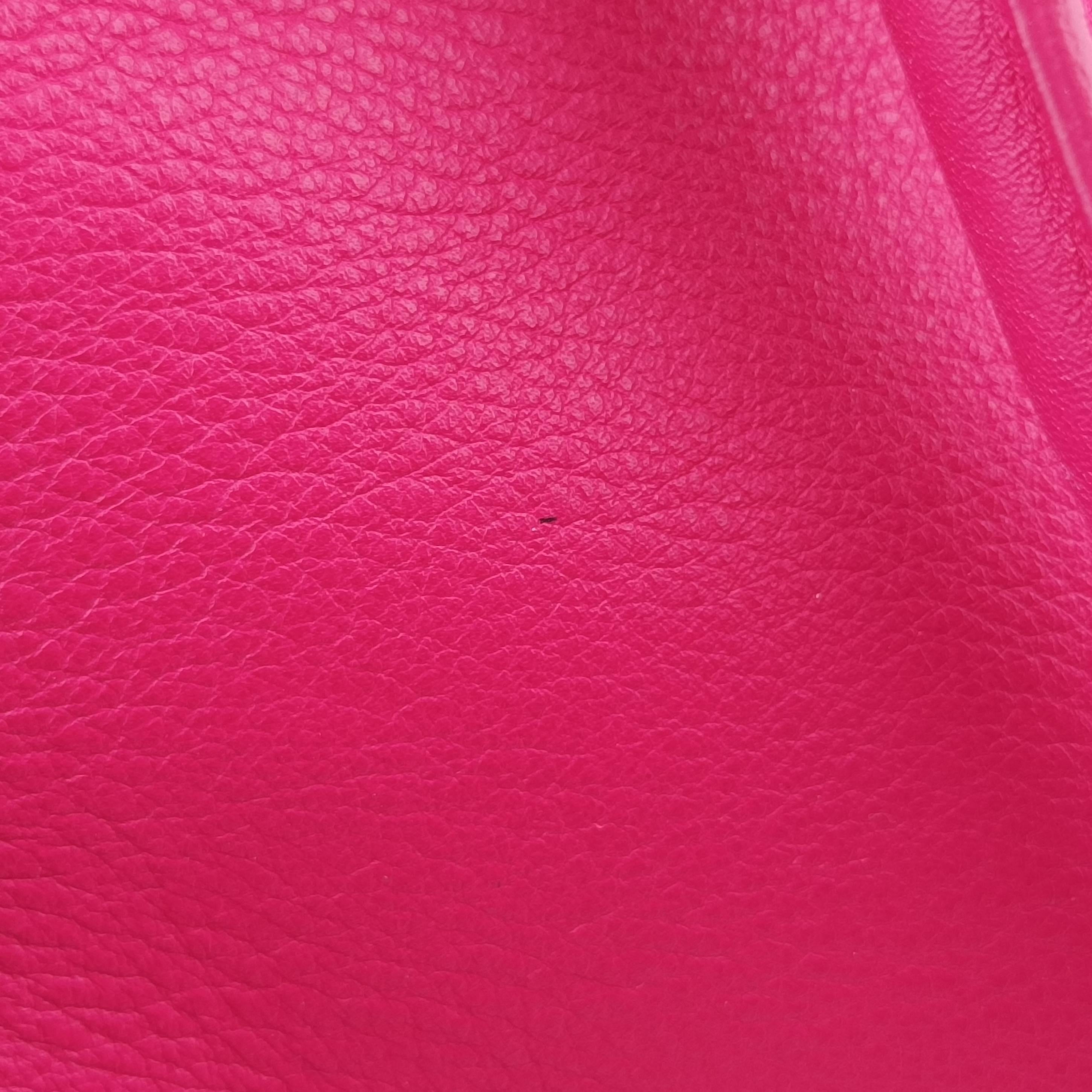 Pre-owned Yves Saint Laurent BABY CABAS Pink Leather 394461 shoulderbag | stylenewstar