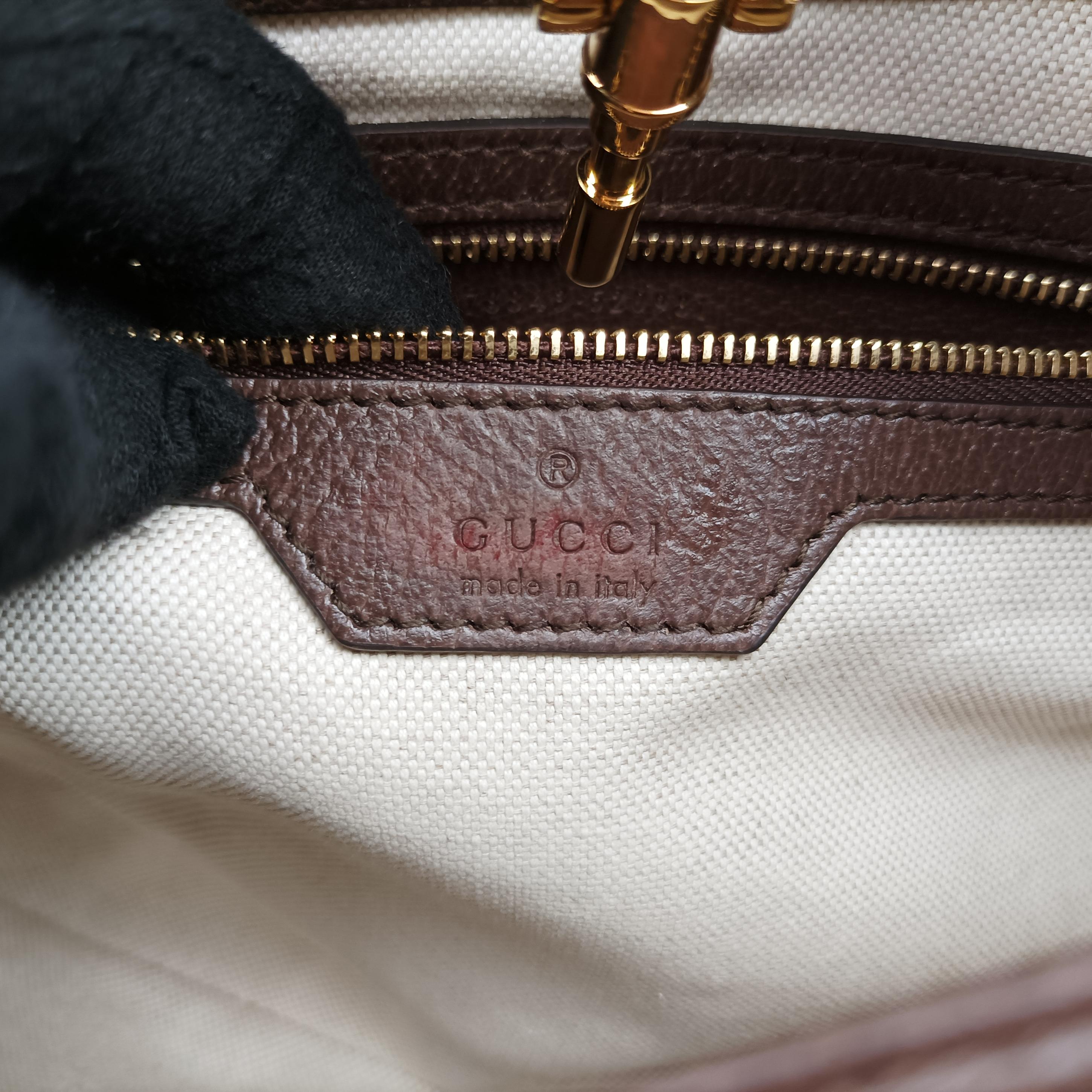 Pre-owned Gucci JACKIE beige×Multicolour canvas×leather 678843 shoulderbag | stylenewstar
