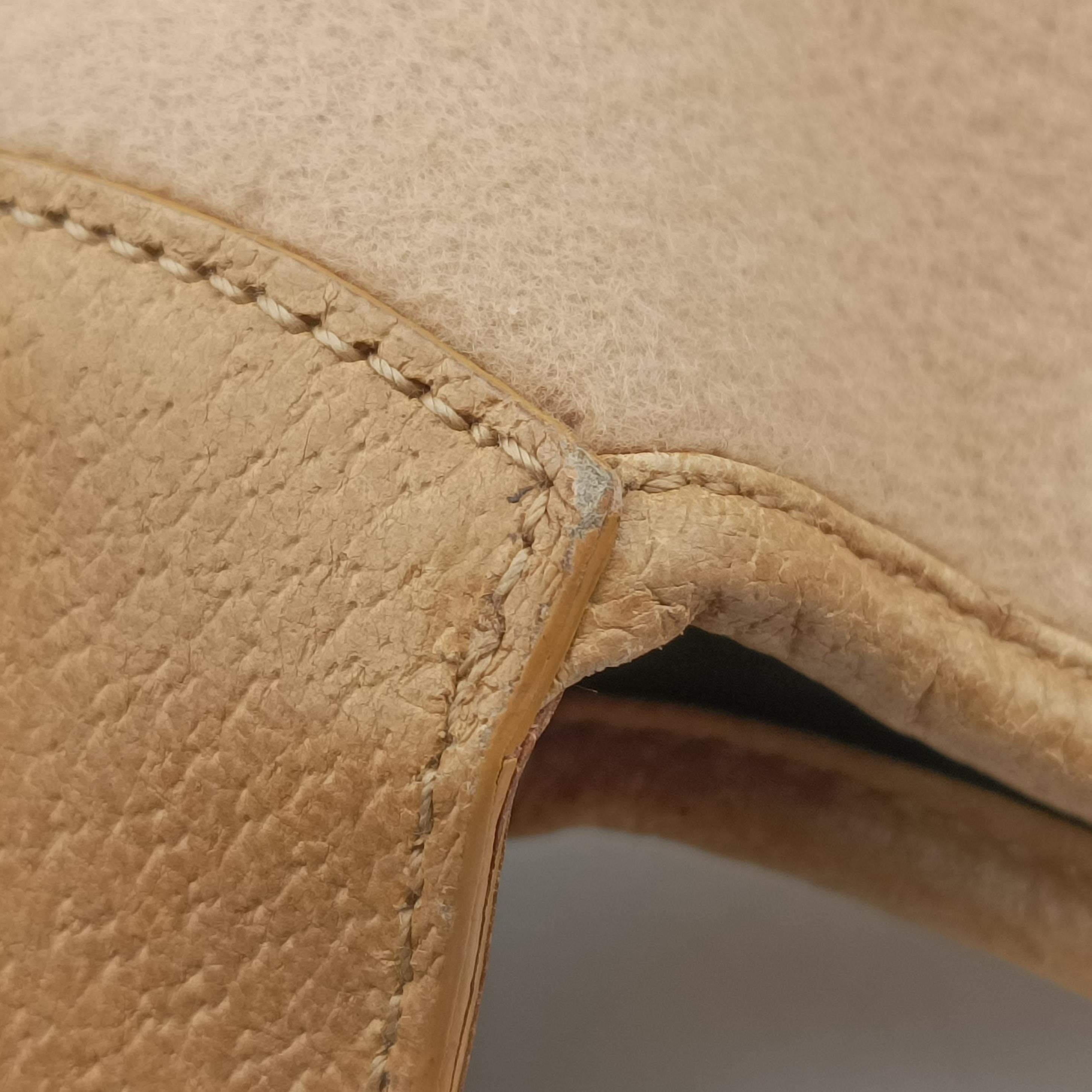 Pre-owned Gucci Jackie Brown Suede×Leather 001 33 handbag | stylenewstar