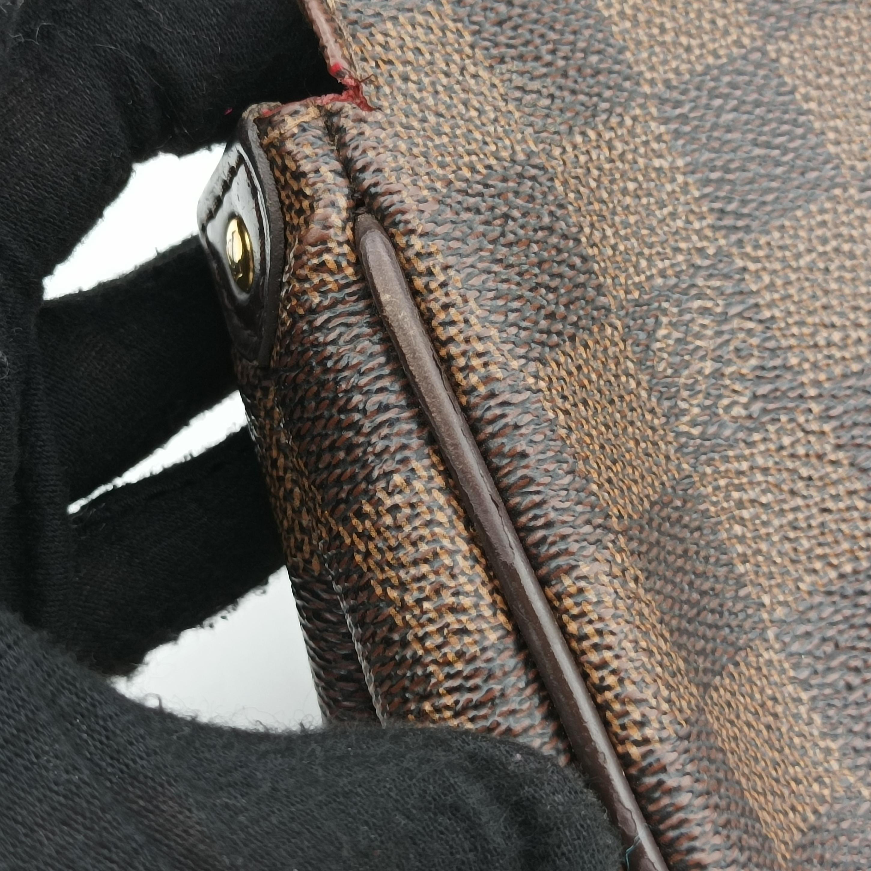 Secondhand Louis Vuitton EVA EBENE Damier Canvas N55213 shoulderbag | stylenewstar