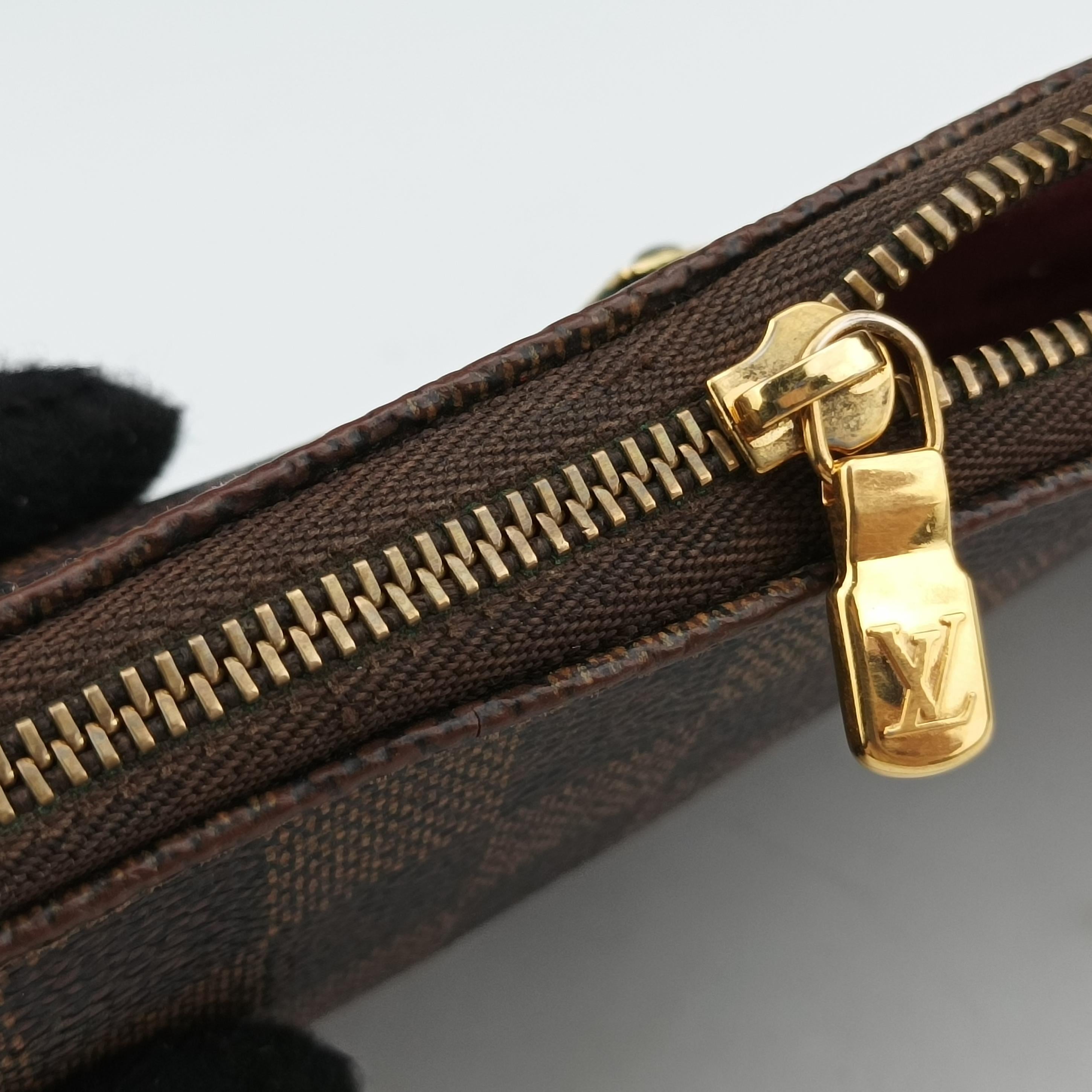 Secondhand Louis Vuitton EVA EBENE Damier Canvas N55213 shoulderbag | stylenewstar