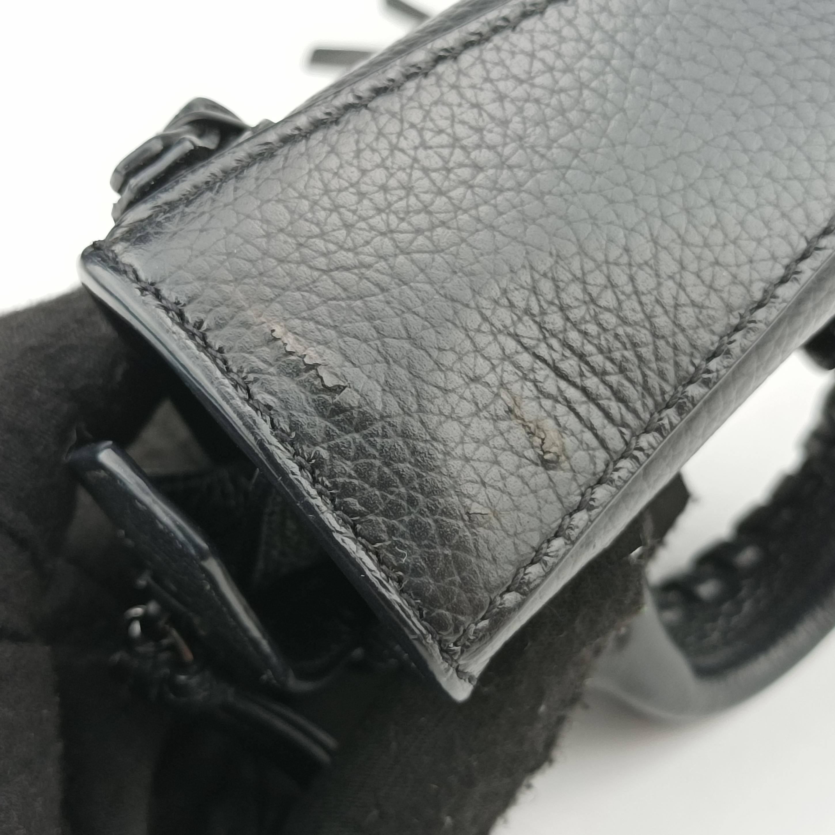 Pre-owned Balenciaga Neo Classic Nano Black Leather  shoulderbag | stylenewstar