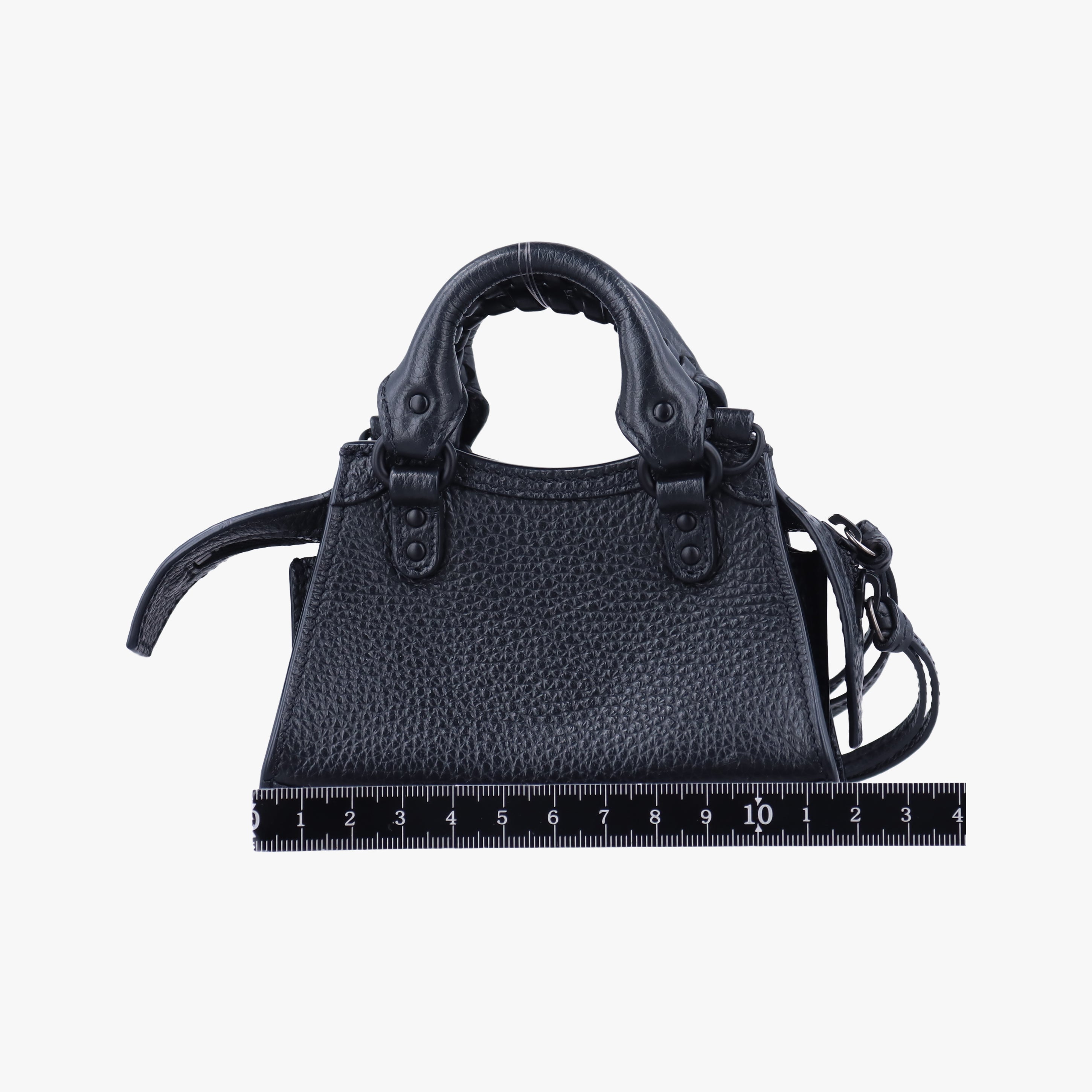Pre-owned Balenciaga Neo Classic Nano Black Leather  shoulderbag | stylenewstar