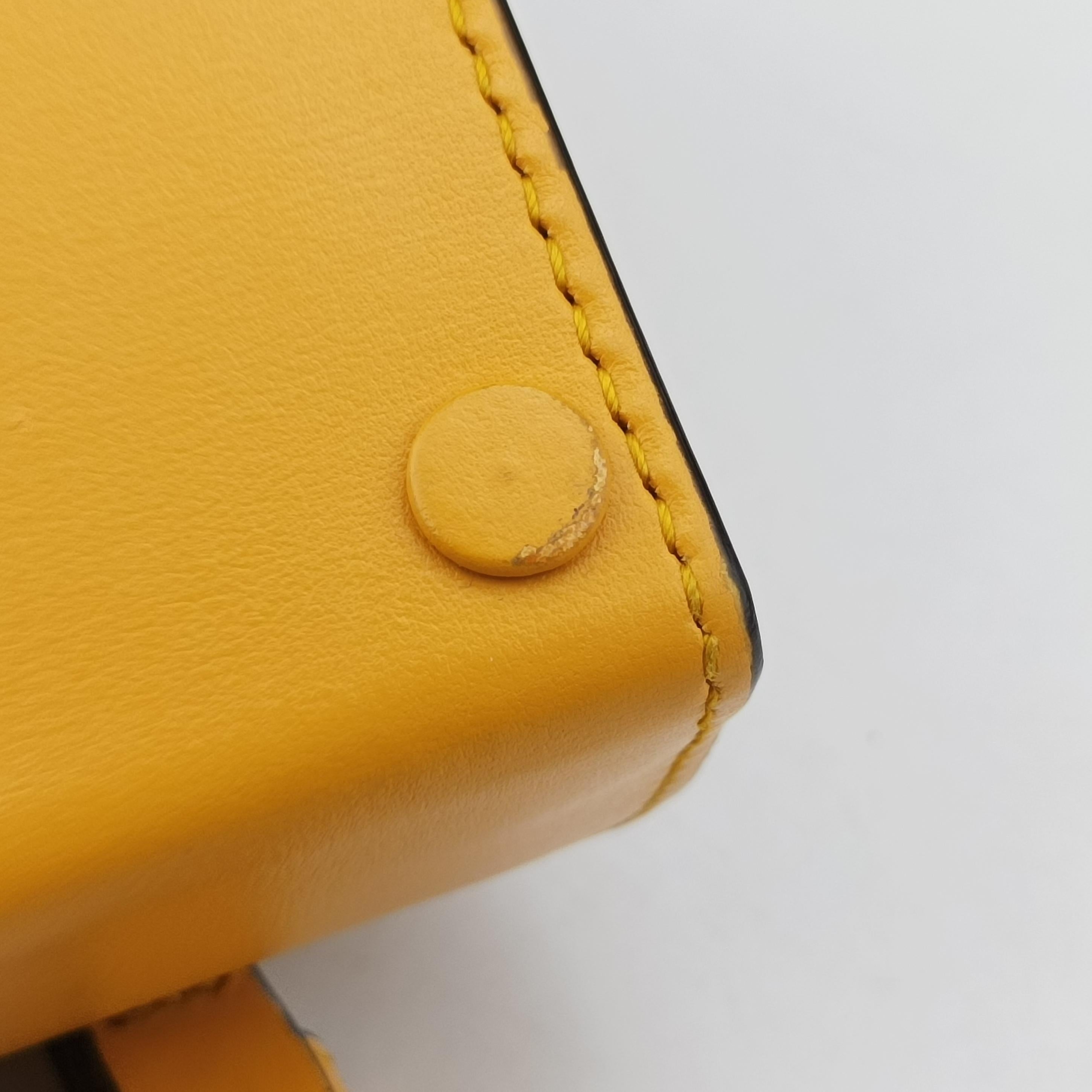 Secondhand Gucci HORSEBIT 1955 Yellow Leather 625615 shoulderbag | stylenewstar