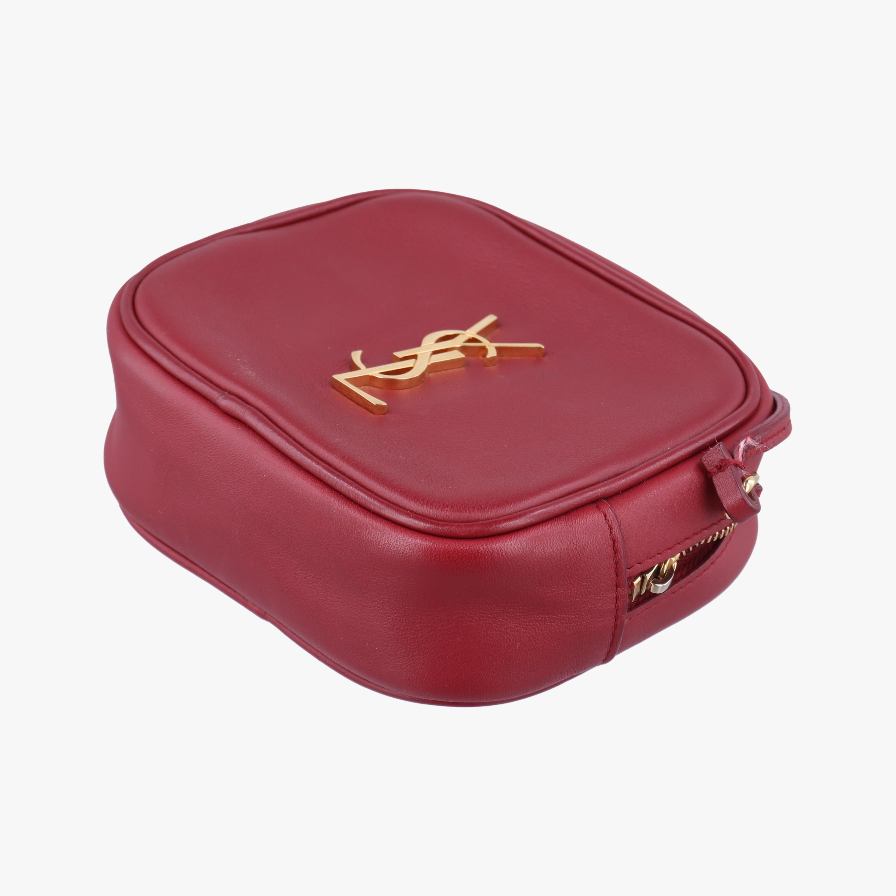 Secondhand Yves Saint Laurent Monogram Blogger Red Leather 425317 shoulderbag | stylenewstar