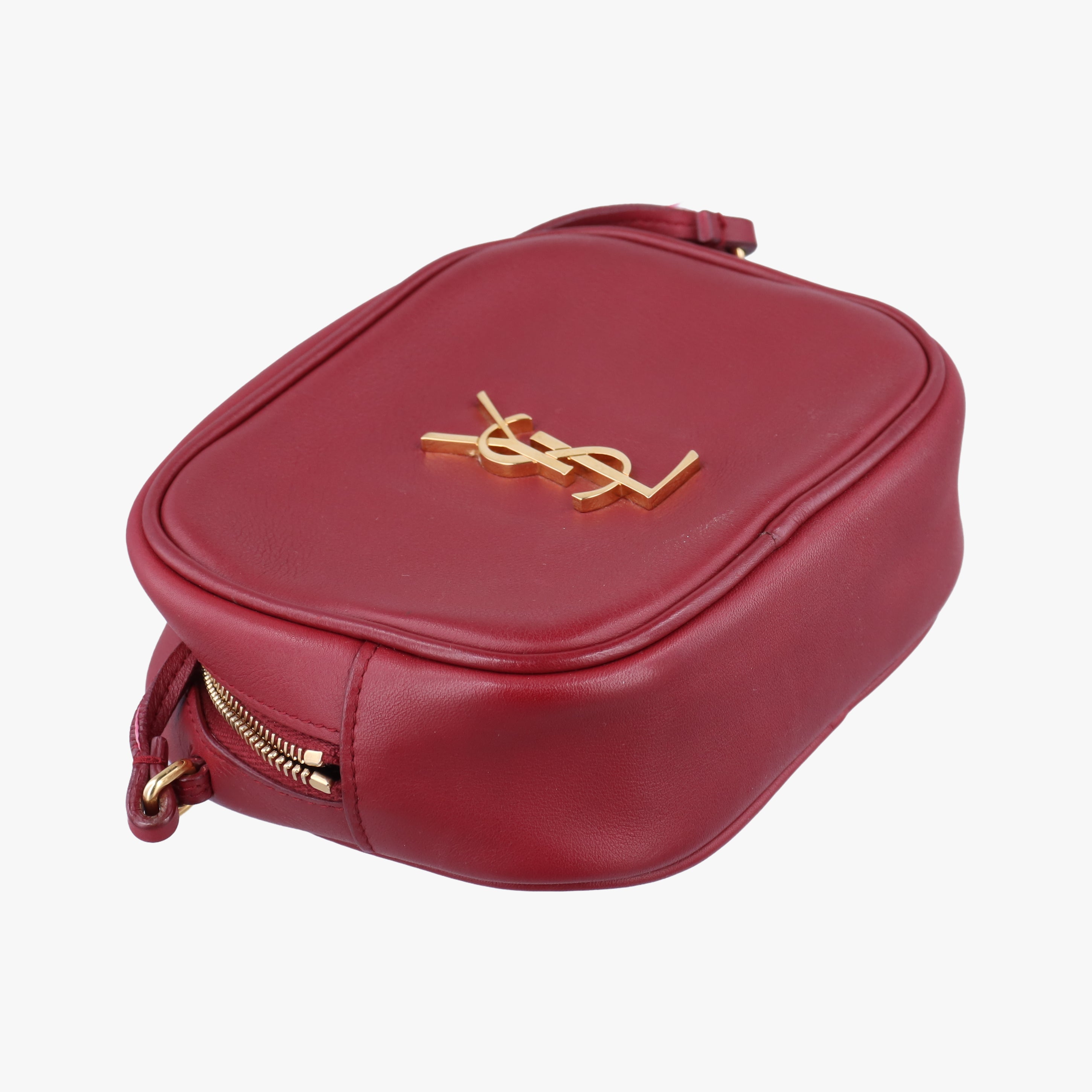 Secondhand Yves Saint Laurent Monogram Blogger Red Leather 425317 shoulderbag | stylenewstar