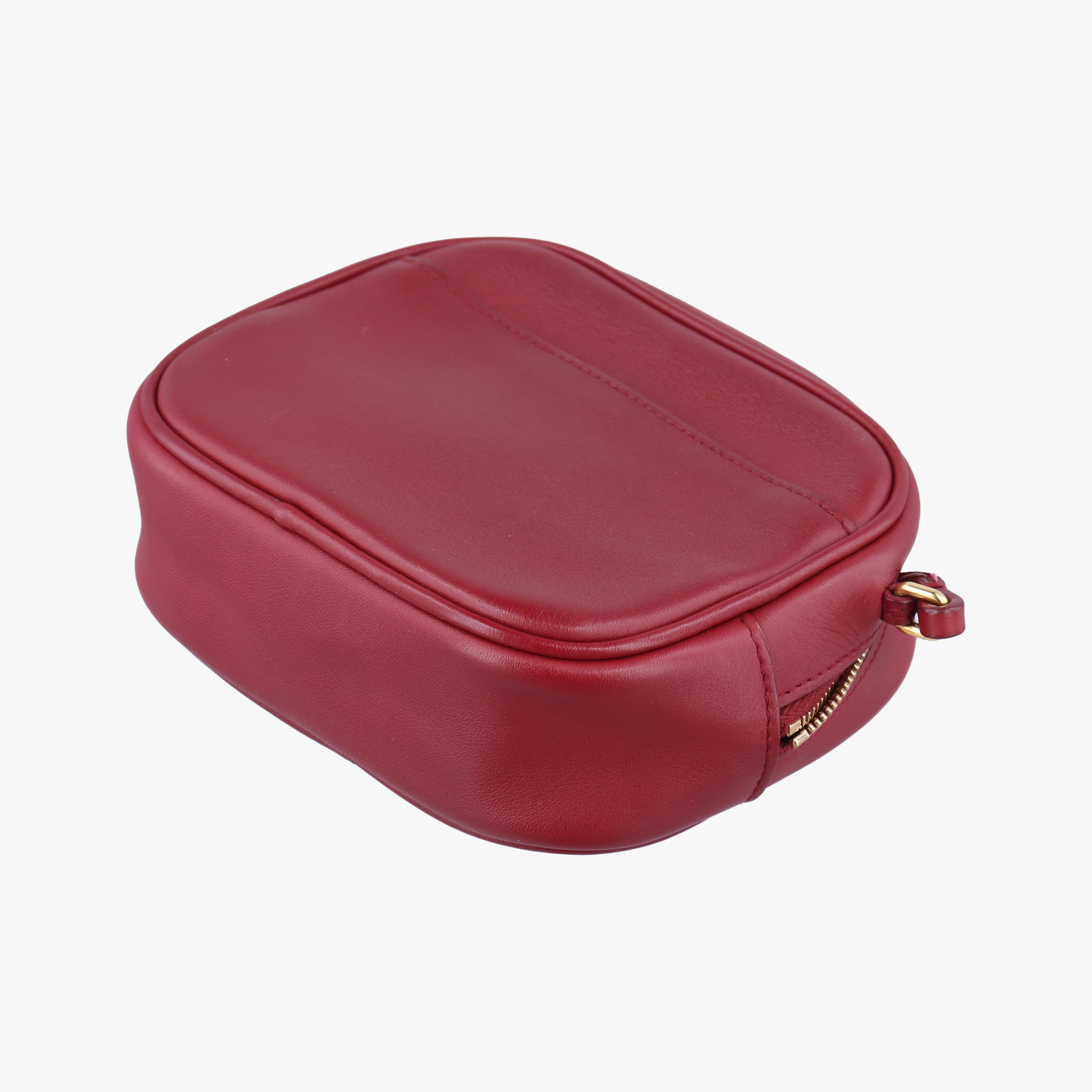 Secondhand Yves Saint Laurent Monogram Blogger Red Leather 425317 shoulderbag | stylenewstar