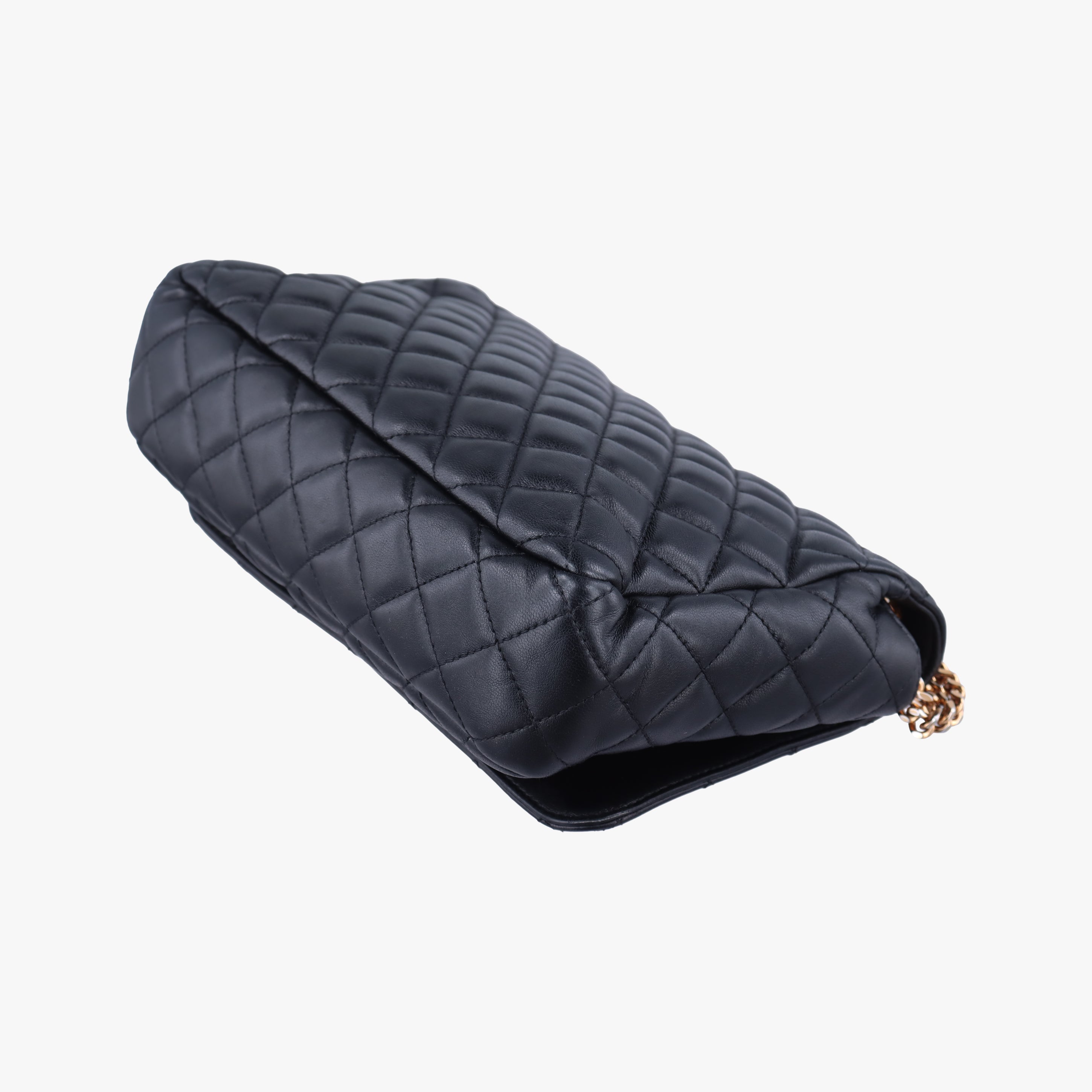 Pre-owned VERSACE Medusa Black Leather  shoulderbag | stylenewstar