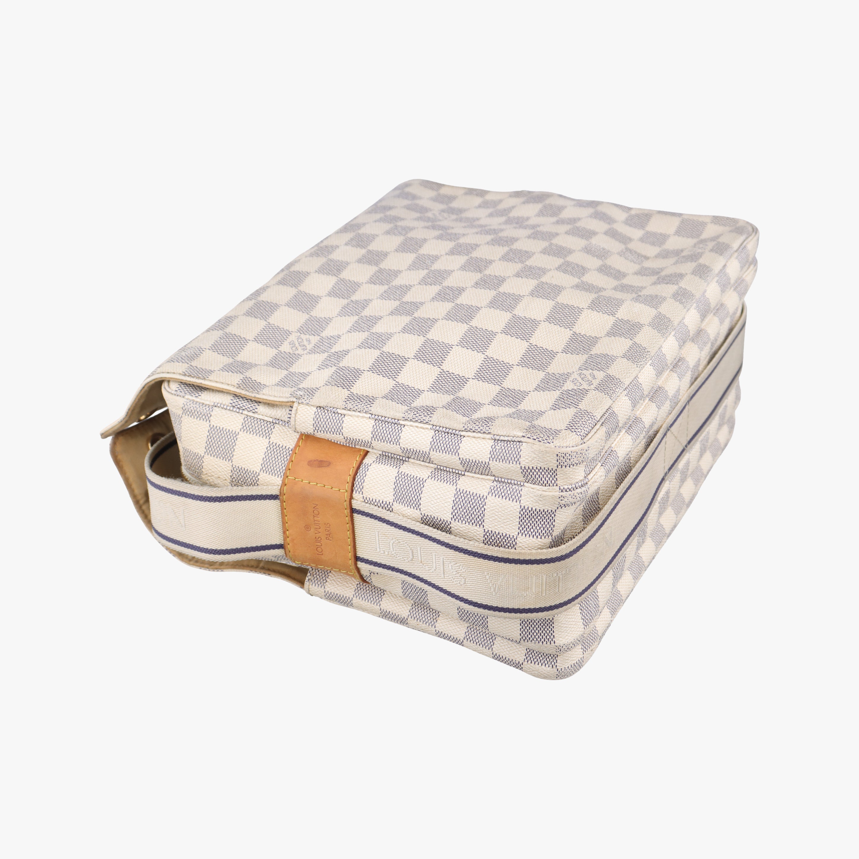 Secondhand Louis Vuitton NAVIGLIO Azur Damier Canvas N51189 shoulderbag | stylenewstar