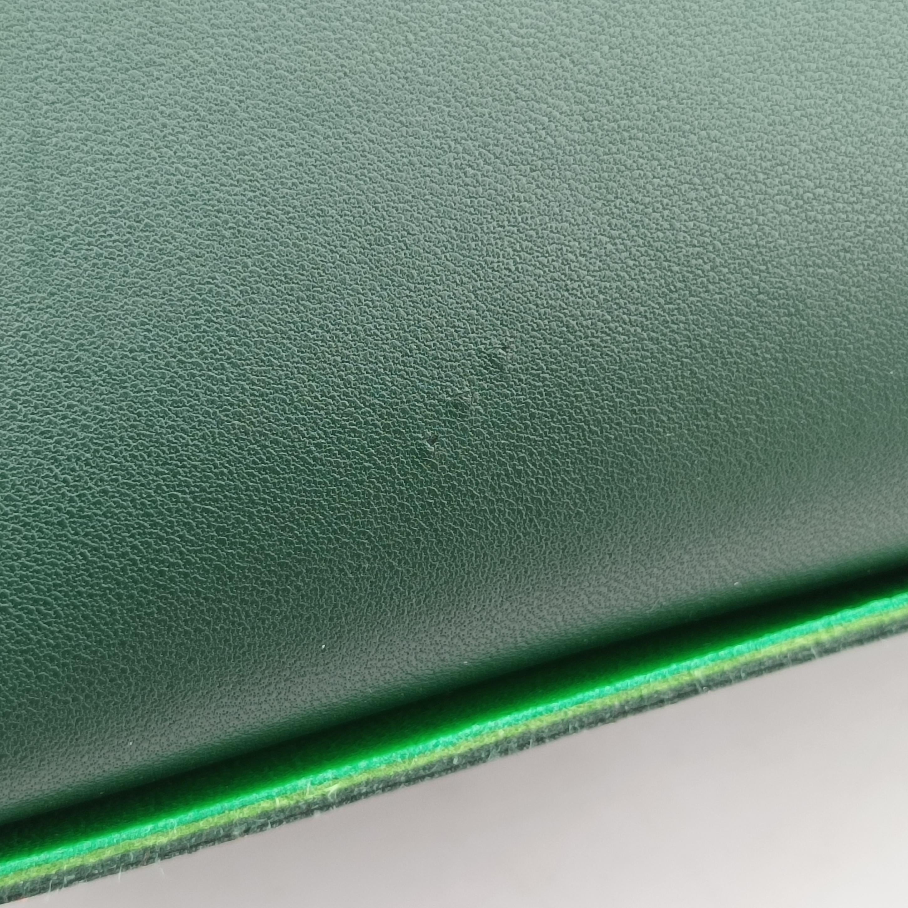 Pre-owned Bottega Veneta THE ARCO Tote Green lambskin  handbag | stylenewstar