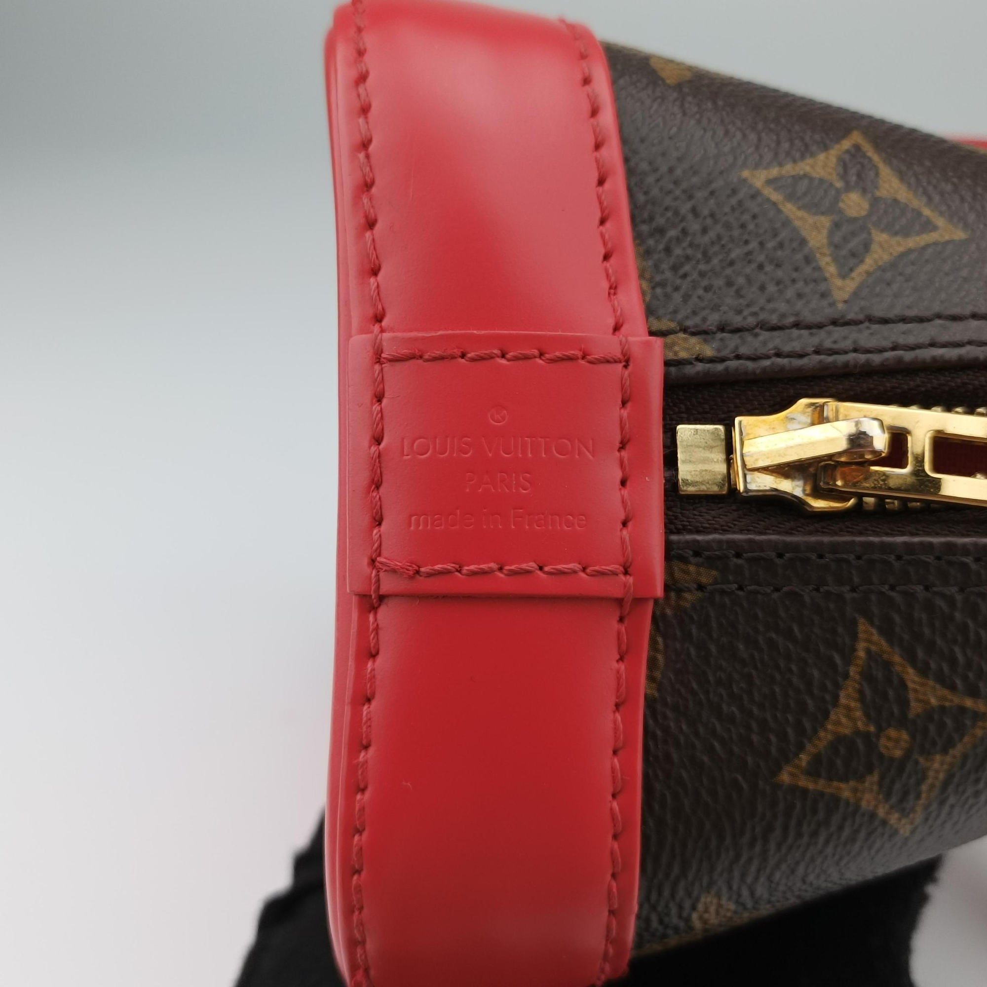 Pre-owned Louis Vuitton Alma BB　 Brown×Flamingo Monogram Canvas áMonogram Totem M41659 shoulderbag | stylenewstar