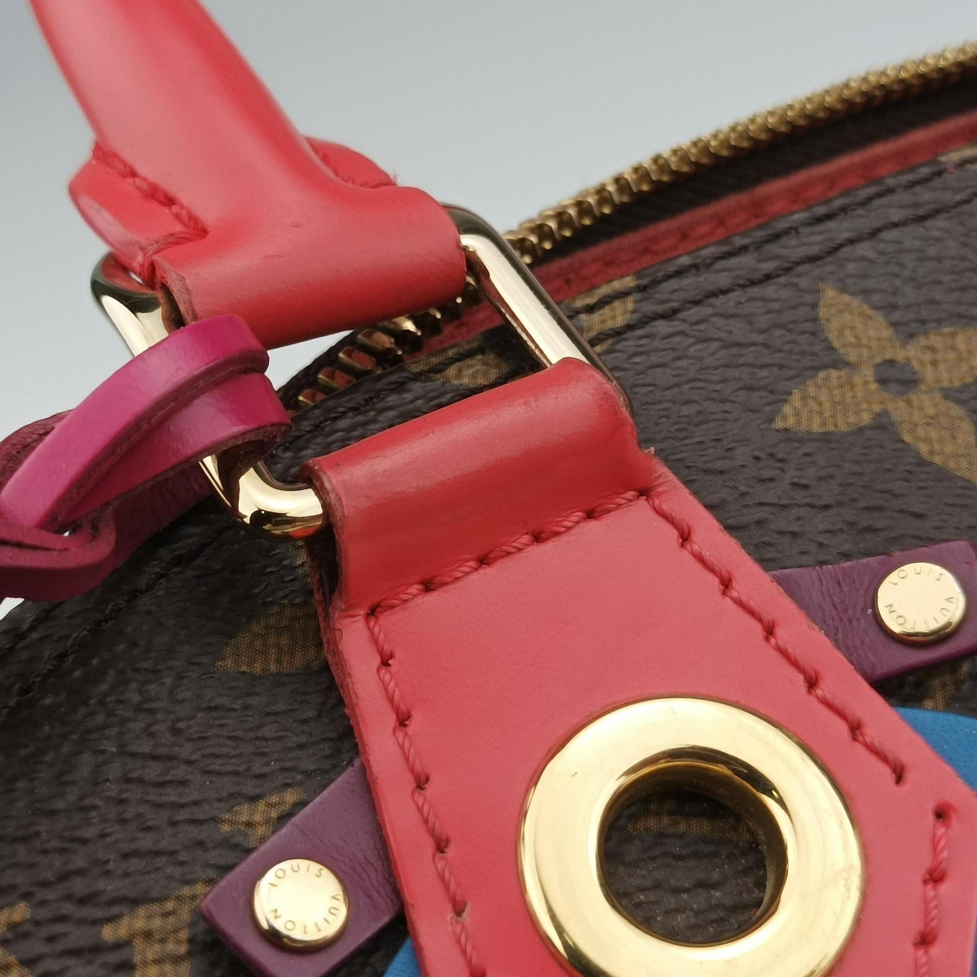 Pre-owned Louis Vuitton Alma BB　 Brown×Flamingo Monogram Canvas áMonogram Totem M41659 shoulderbag | stylenewstar