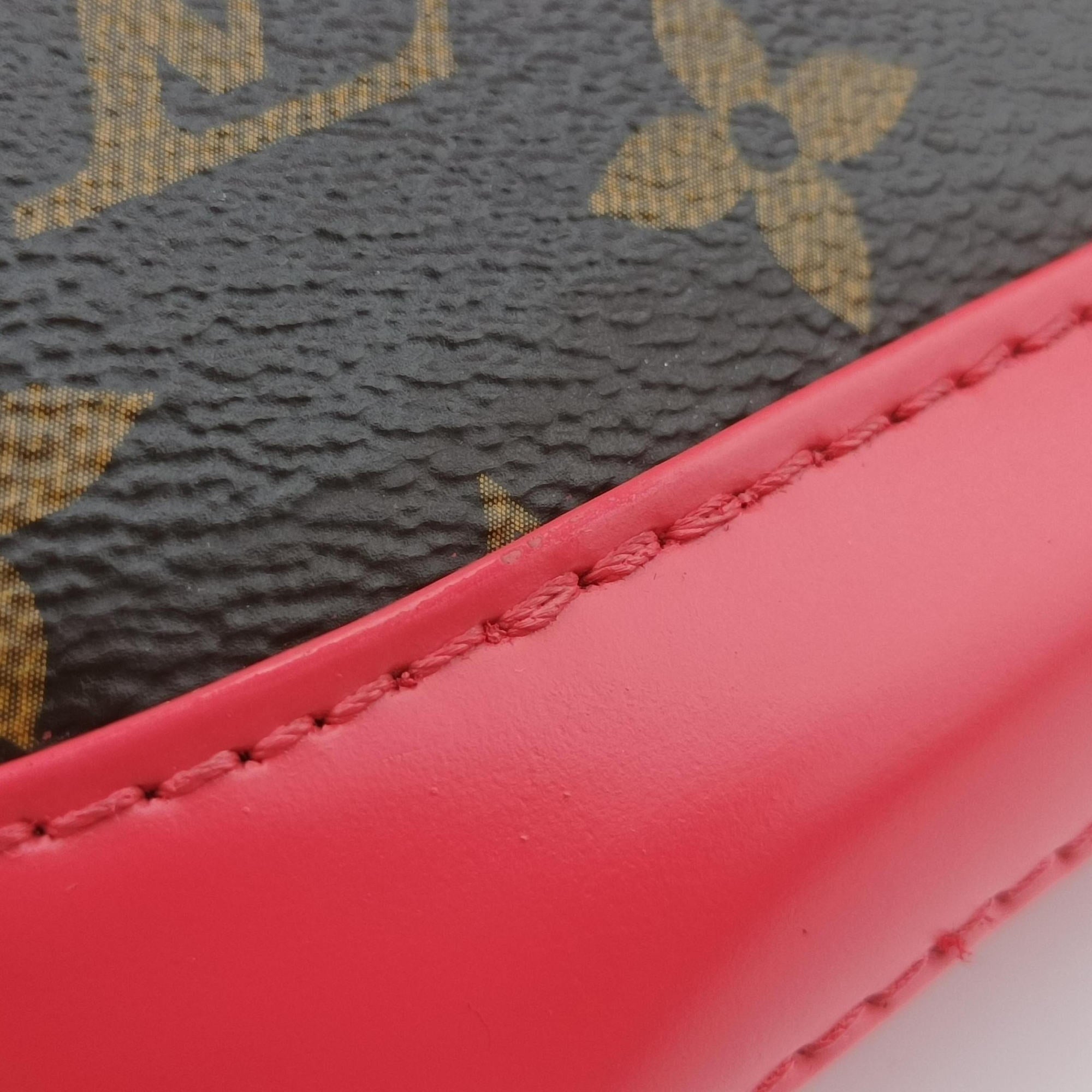 Pre-owned Louis Vuitton Alma BB　 Brown×Flamingo Monogram Canvas áMonogram Totem M41659 shoulderbag | stylenewstar