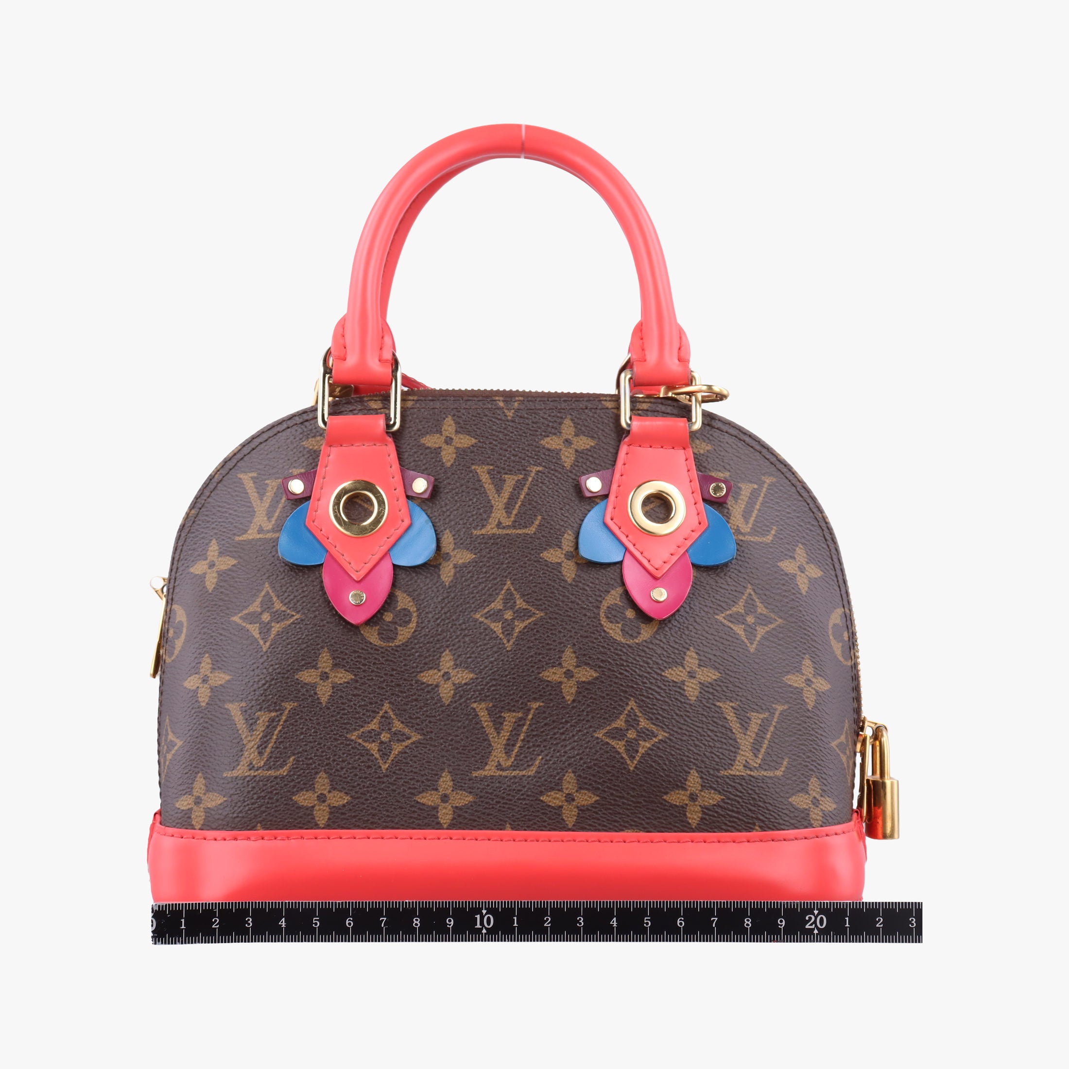 Pre-owned Louis Vuitton Alma BB　 Brown×Flamingo Monogram Canvas áMonogram Totem M41659 shoulderbag | stylenewstar