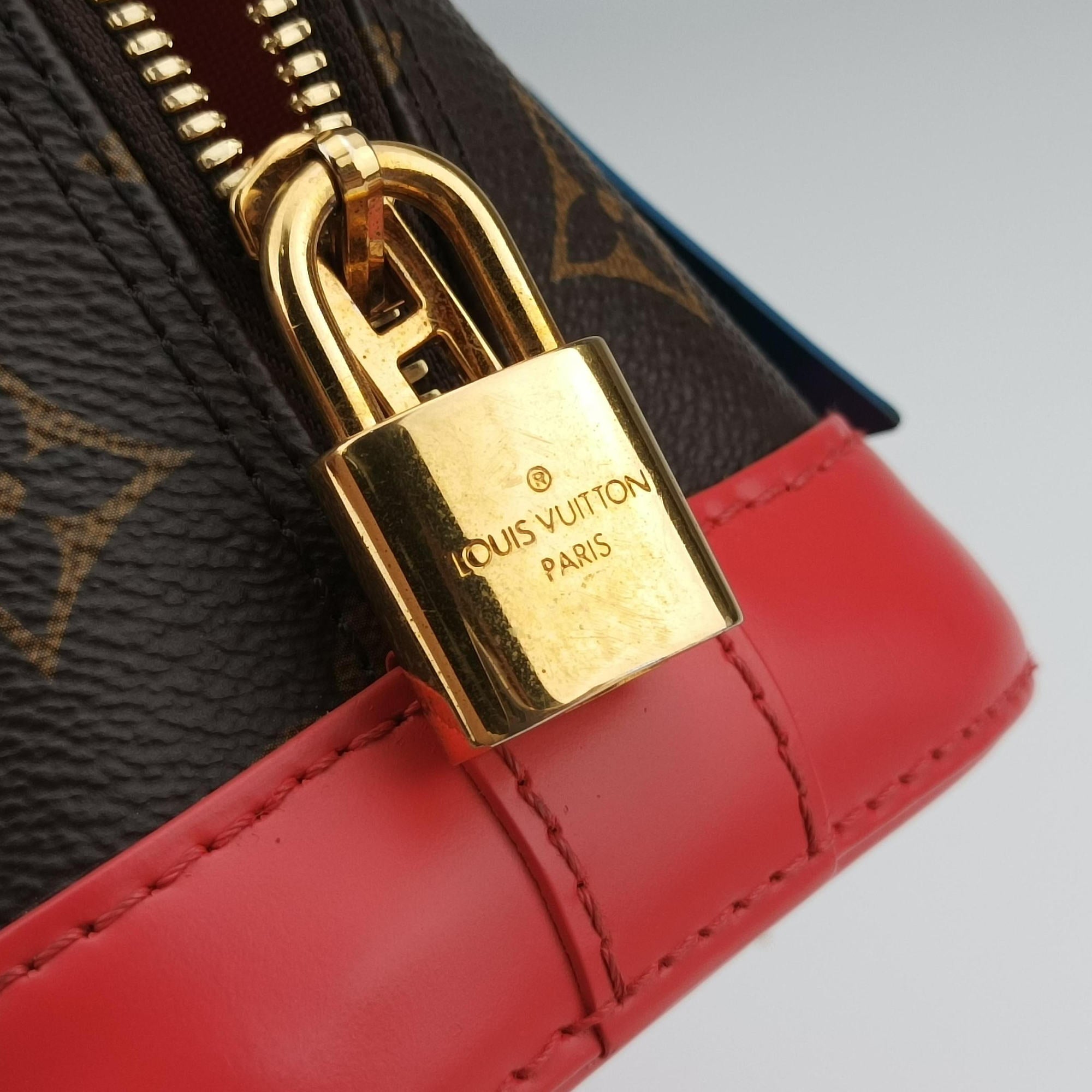 Pre-owned Louis Vuitton Alma BB　 Brown×Flamingo Monogram Canvas áMonogram Totem M41659 shoulderbag | stylenewstar