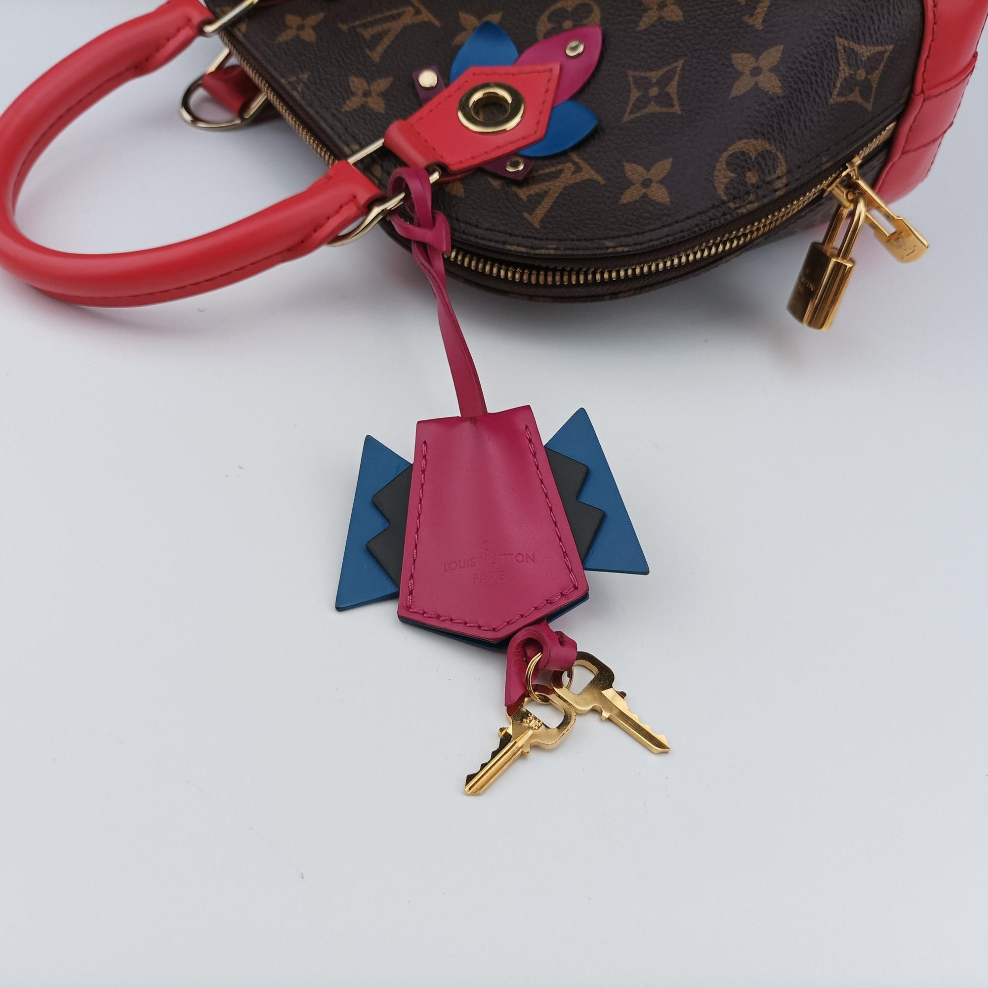 Pre-owned Louis Vuitton Alma BB　 Brown×Flamingo Monogram Canvas áMonogram Totem M41659 shoulderbag | stylenewstar