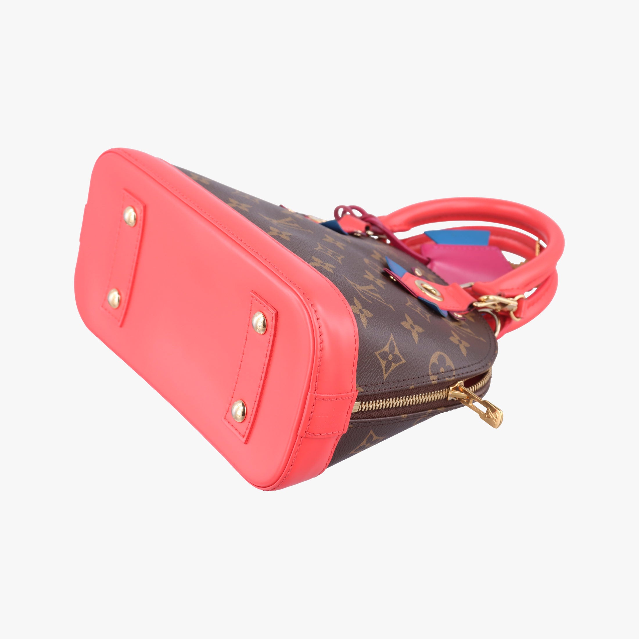 Pre-owned Louis Vuitton Alma BB　 Brown×Flamingo Monogram Canvas áMonogram Totem M41659 shoulderbag | stylenewstar