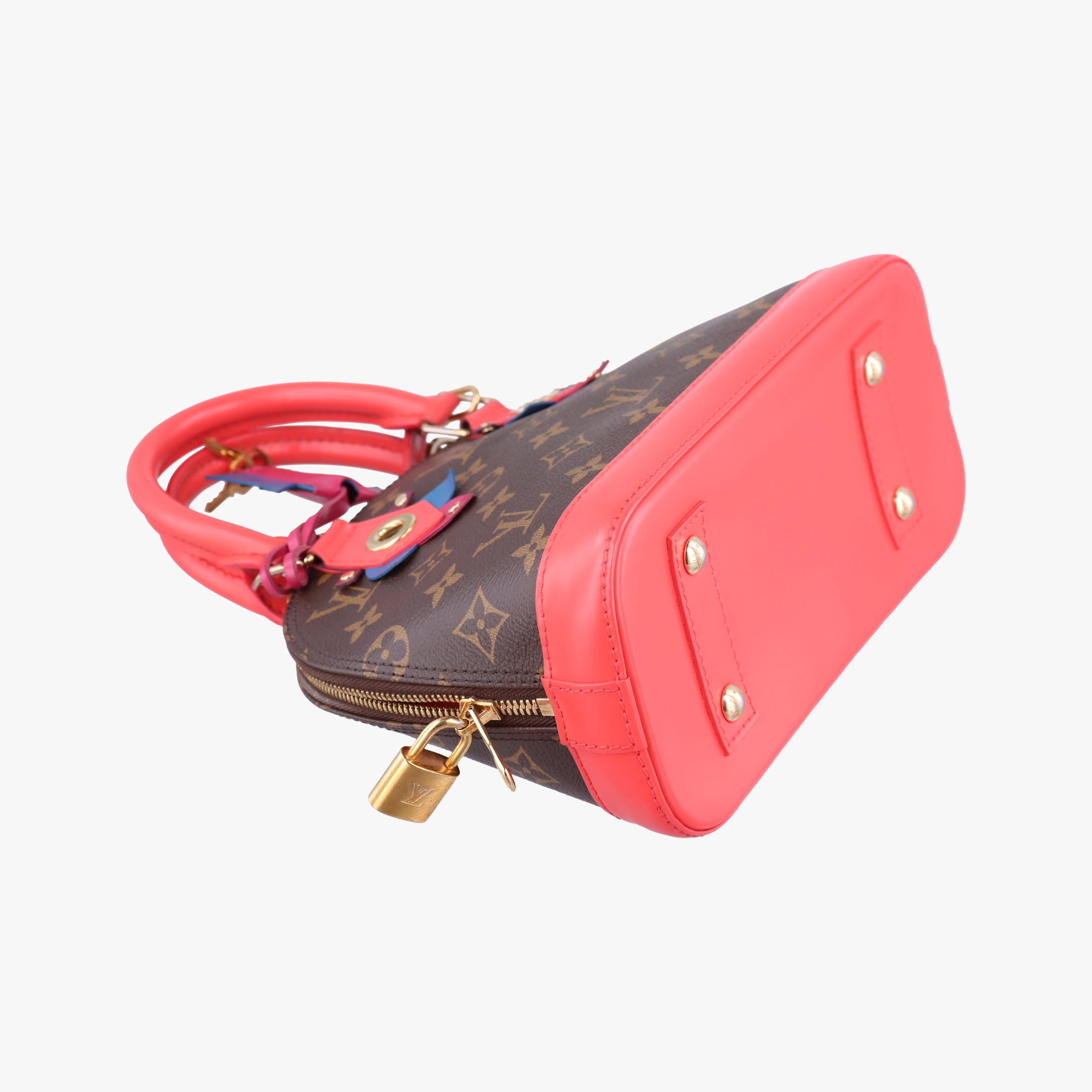 Pre-owned Louis Vuitton Alma BB　 Brown×Flamingo Monogram Canvas áMonogram Totem M41659 shoulderbag | stylenewstar