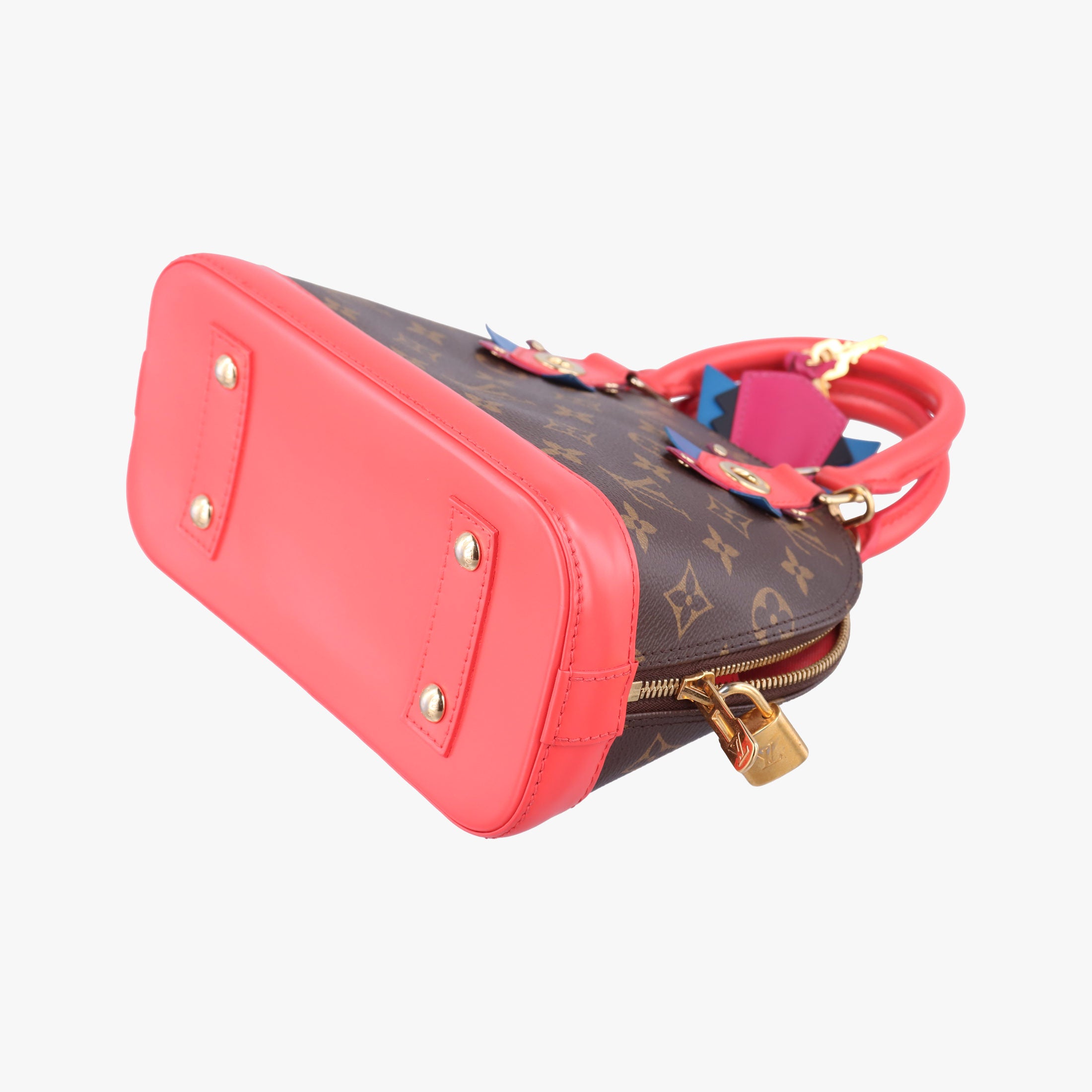 Pre-owned Louis Vuitton Alma BB　 Brown×Flamingo Monogram Canvas áMonogram Totem M41659 shoulderbag | stylenewstar