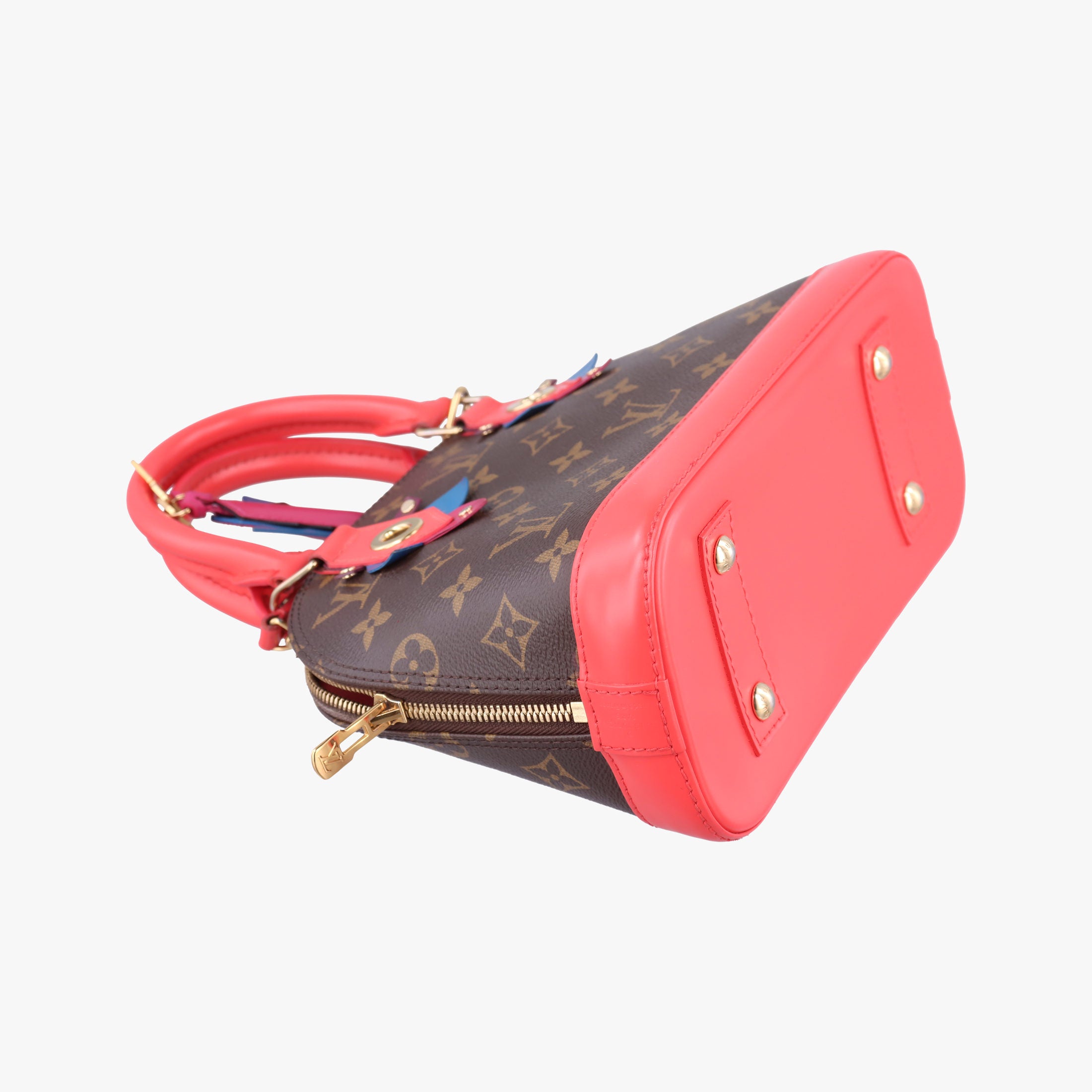 Pre-owned Louis Vuitton Alma BB　 Brown×Flamingo Monogram Canvas áMonogram Totem M41659 shoulderbag | stylenewstar