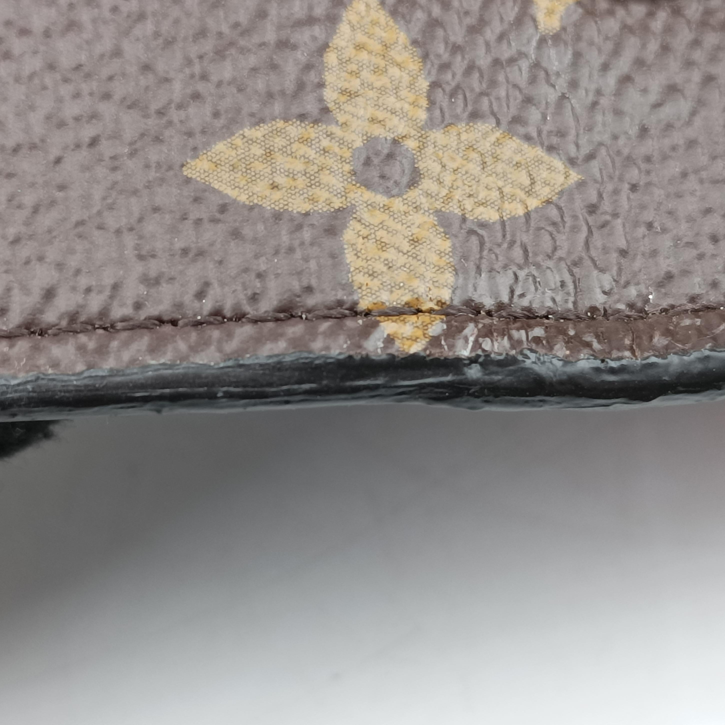 Pre-owned Louis Vuitton Pochette Weekend brown×Fuchsia Pink Monogram Canvas M62456 shoulderbag | stylenewstar