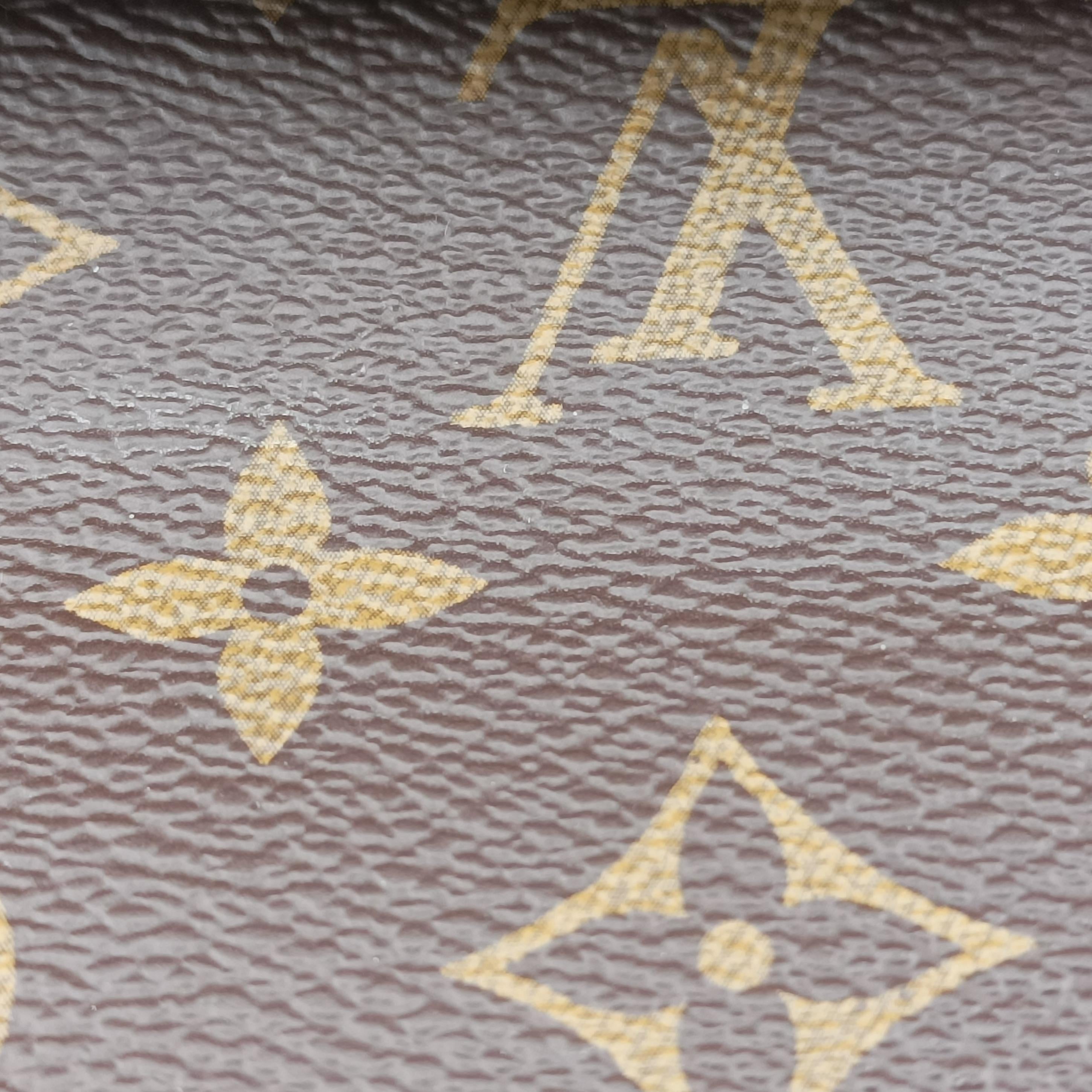Pre-owned Louis Vuitton Pochette Weekend brown×Fuchsia Pink Monogram Canvas M62456 shoulderbag | stylenewstar