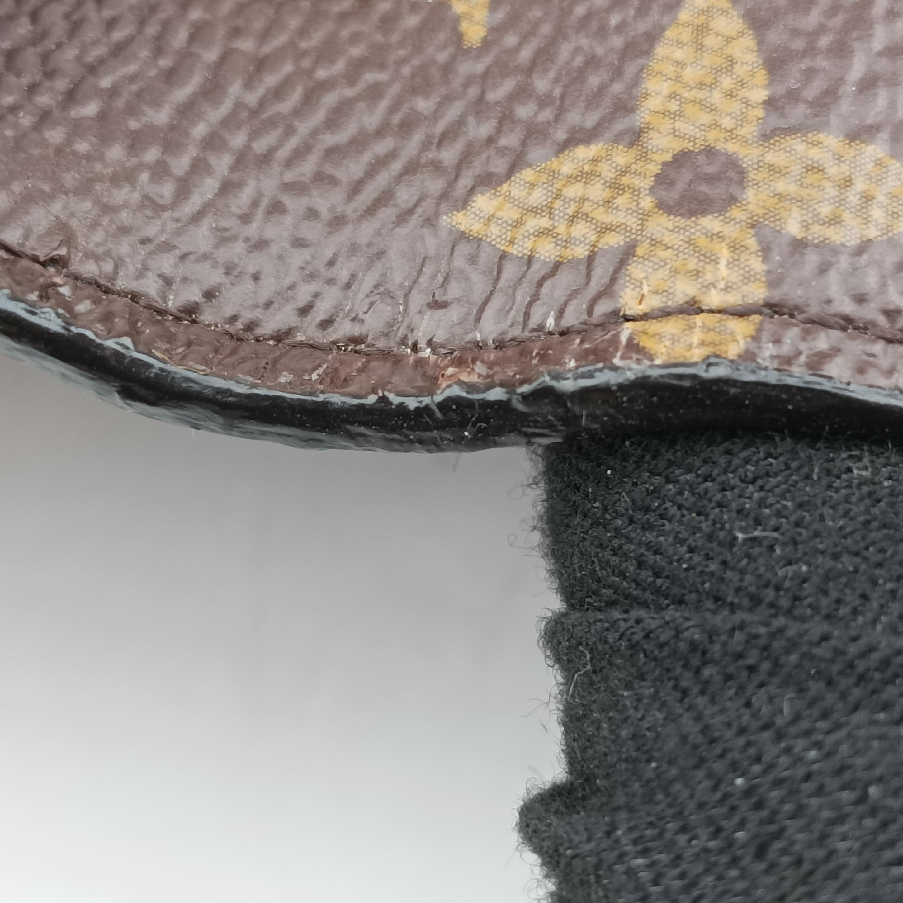 Pre-owned Louis Vuitton Pochette Weekend brown×Fuchsia Pink Monogram Canvas M62456 shoulderbag | stylenewstar