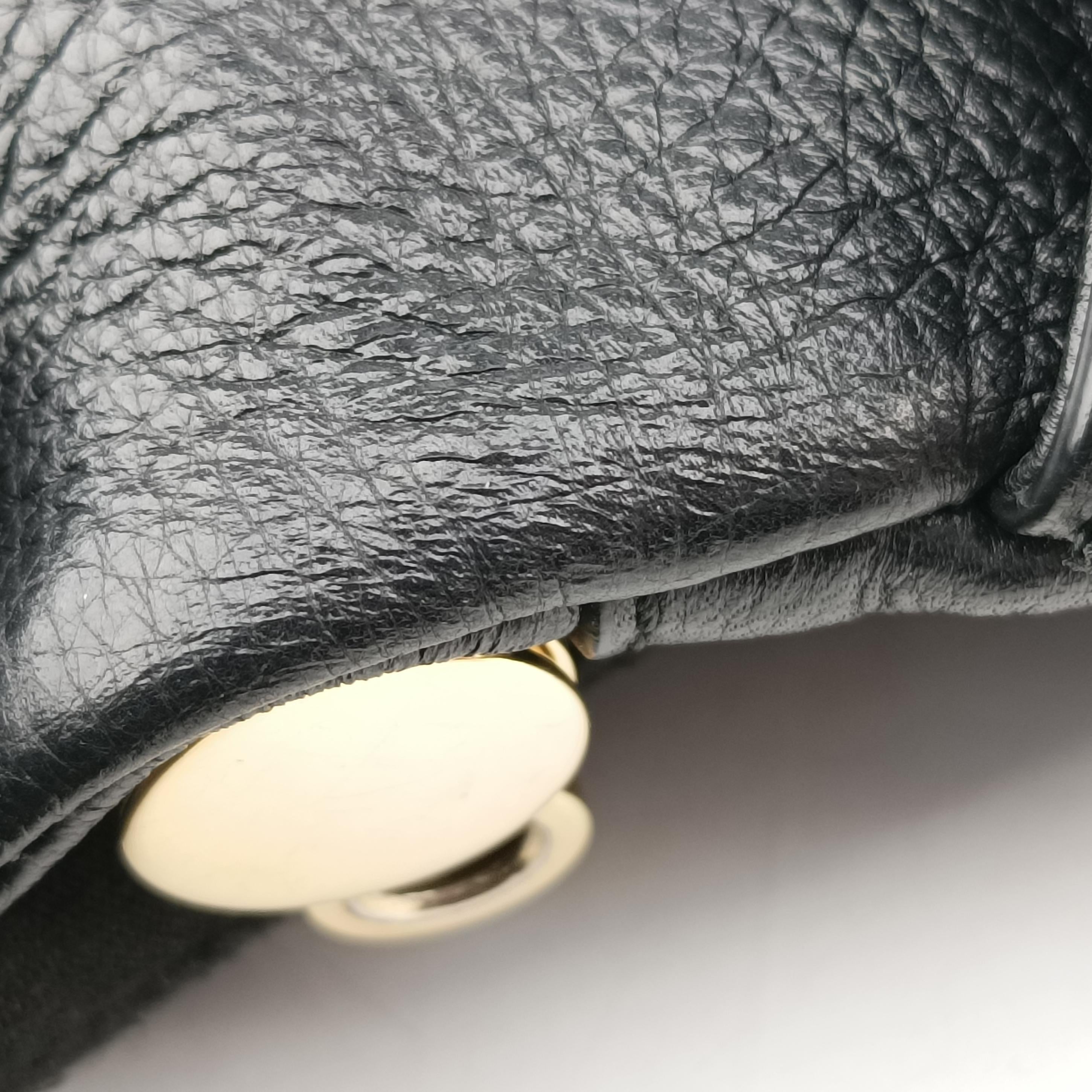 Vintage Dolce & Gabbana SICILY Black Leather  shoulderbag | stylenewstar