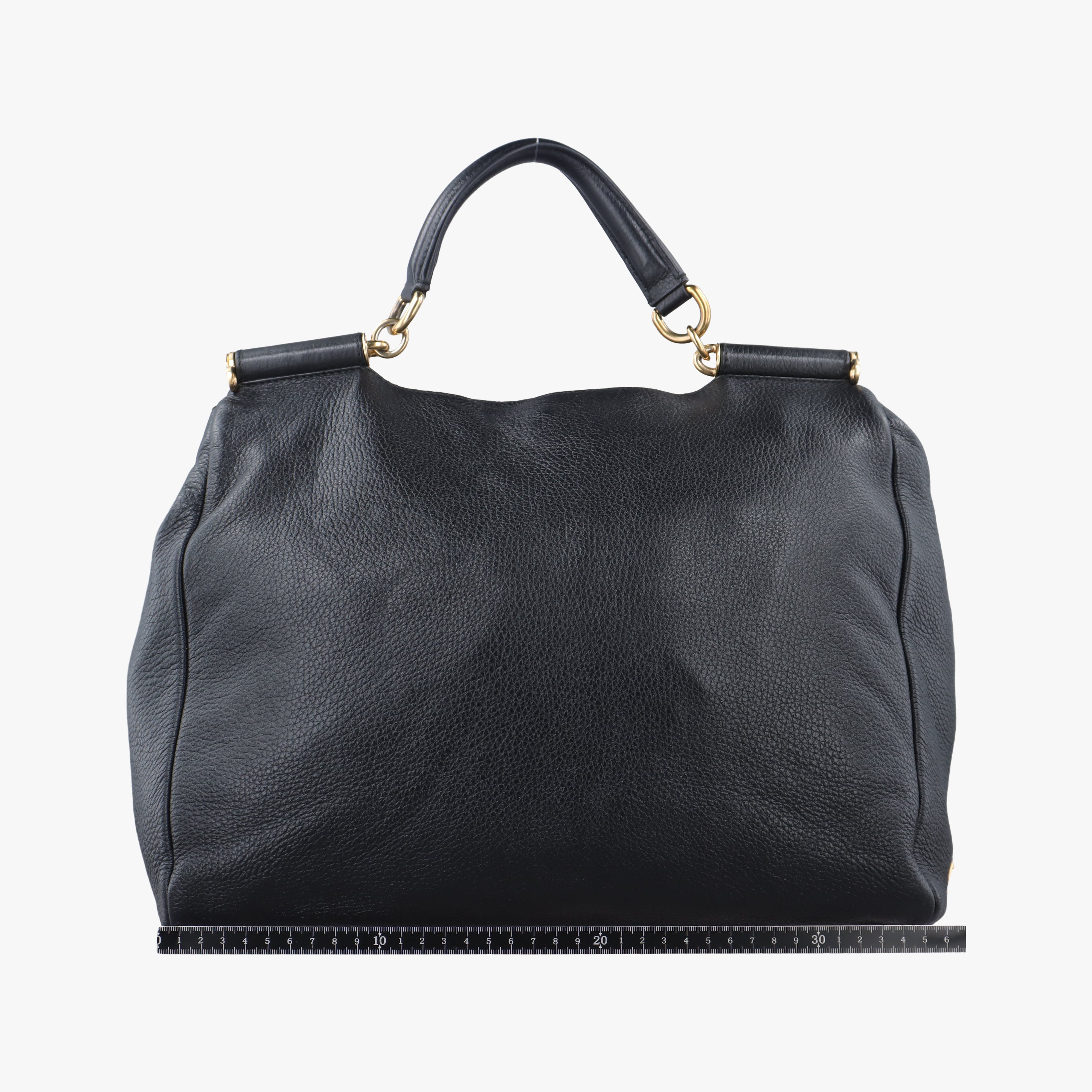 Vintage Dolce & Gabbana SICILY Black Leather  shoulderbag | stylenewstar