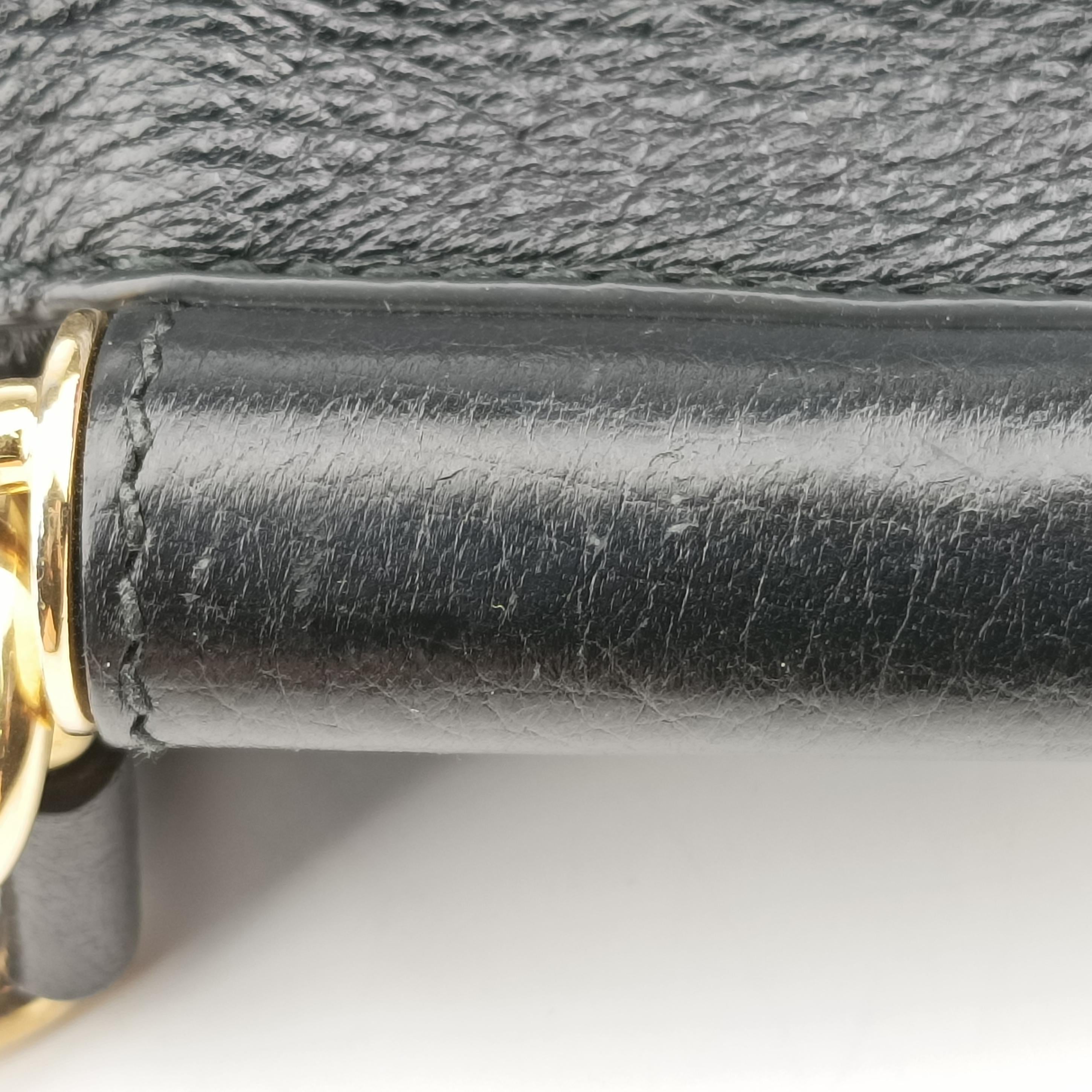 Vintage Dolce & Gabbana SICILY Black Leather  shoulderbag | stylenewstar