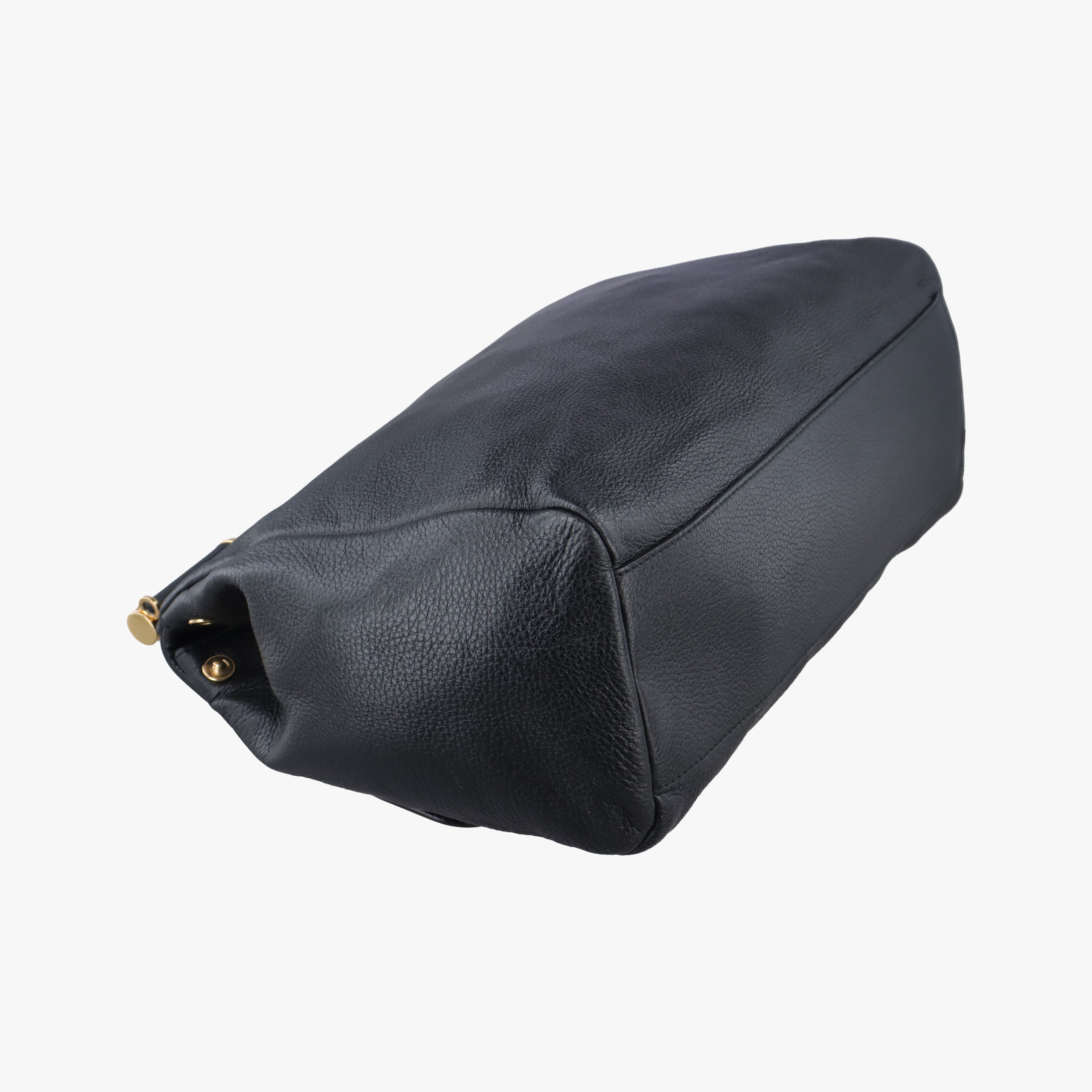 Vintage Dolce & Gabbana SICILY Black Leather  shoulderbag | stylenewstar