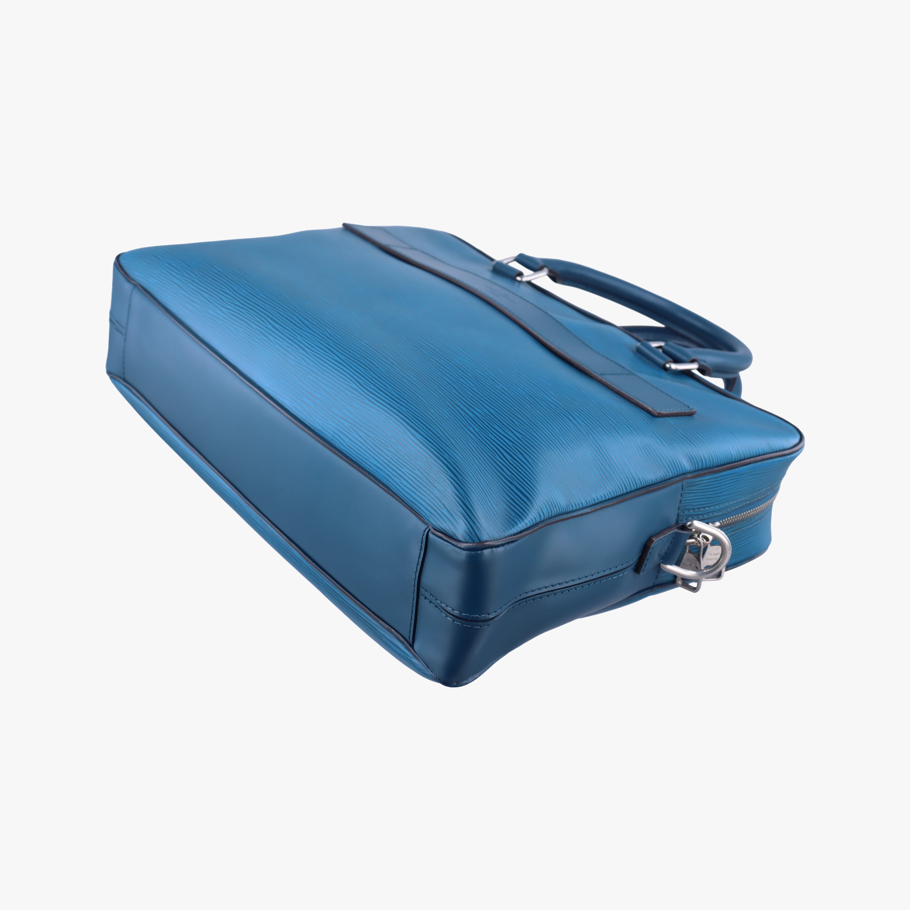 Pre-owned Louis Vuitton Porto Document Business PDB Blue Celeste Epi M54043 shoulderbag | stylenewstar