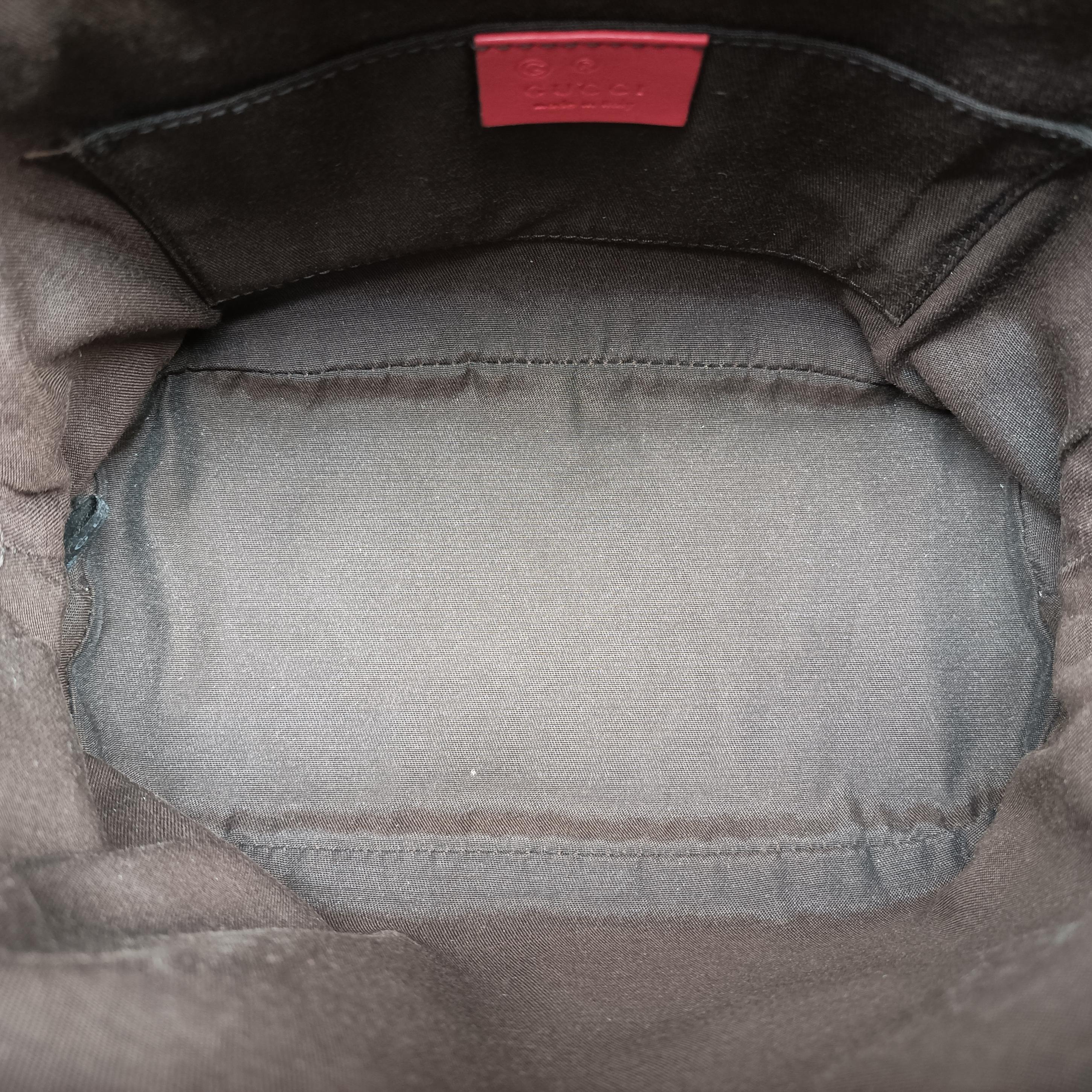 Pre-owned Gucci Microguccissima dome Red Leather 341504 shoulderbag | stylenewstar