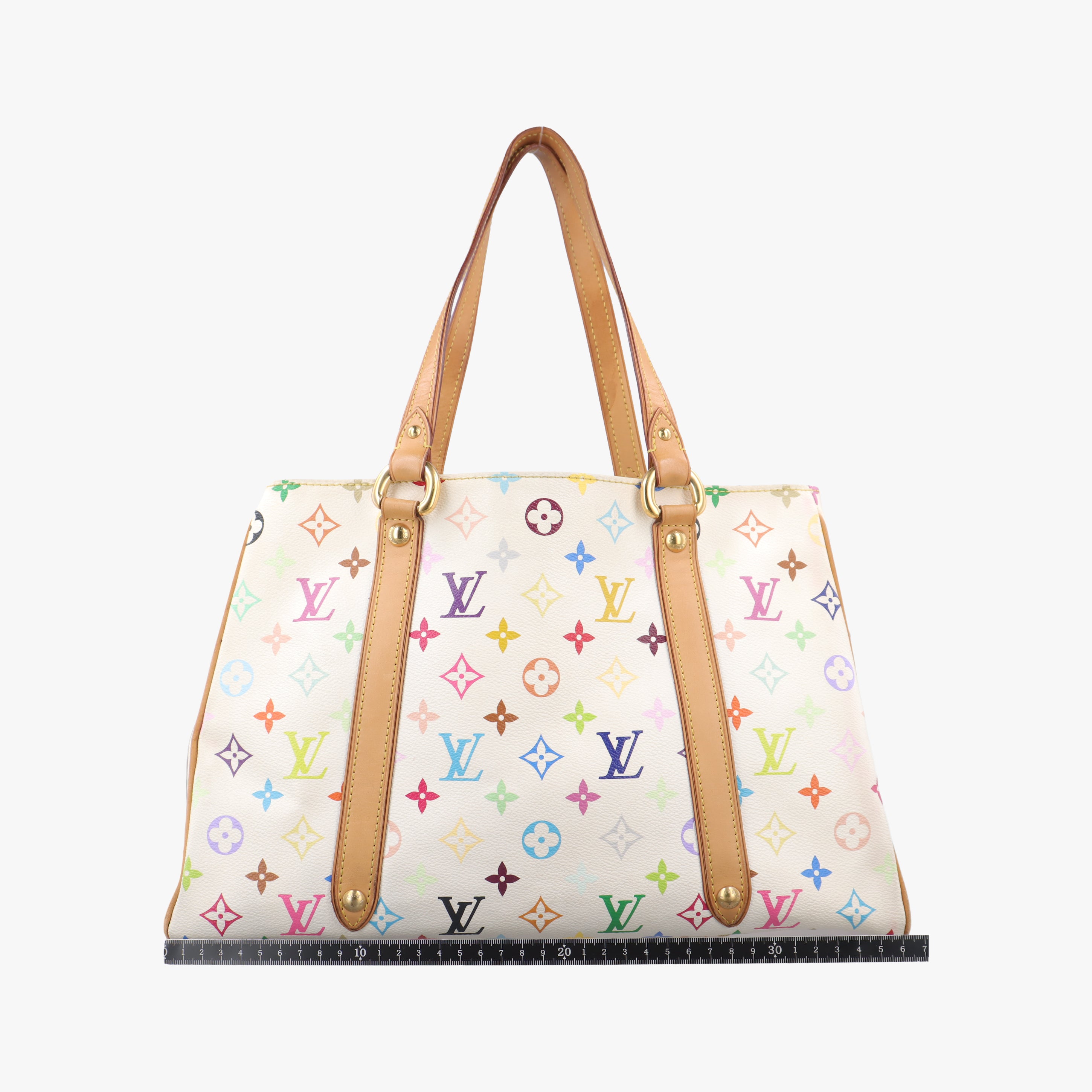Vintage Louis Vuitton AURELIA MM white Monogram Multicolor M40094 shoulderbag | stylenewstar