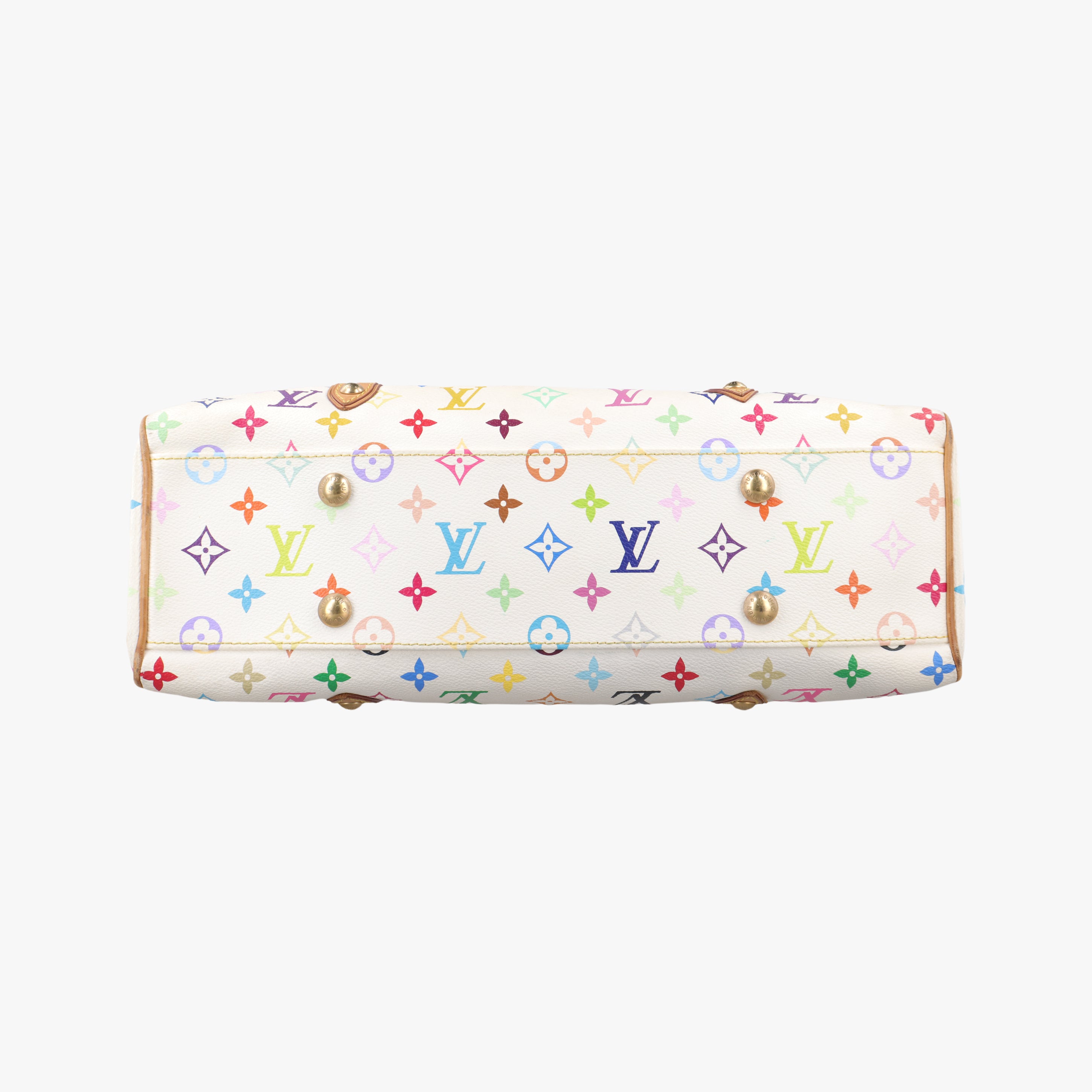 Vintage Louis Vuitton AURELIA MM white Monogram Multicolor M40094 shoulderbag | stylenewstar