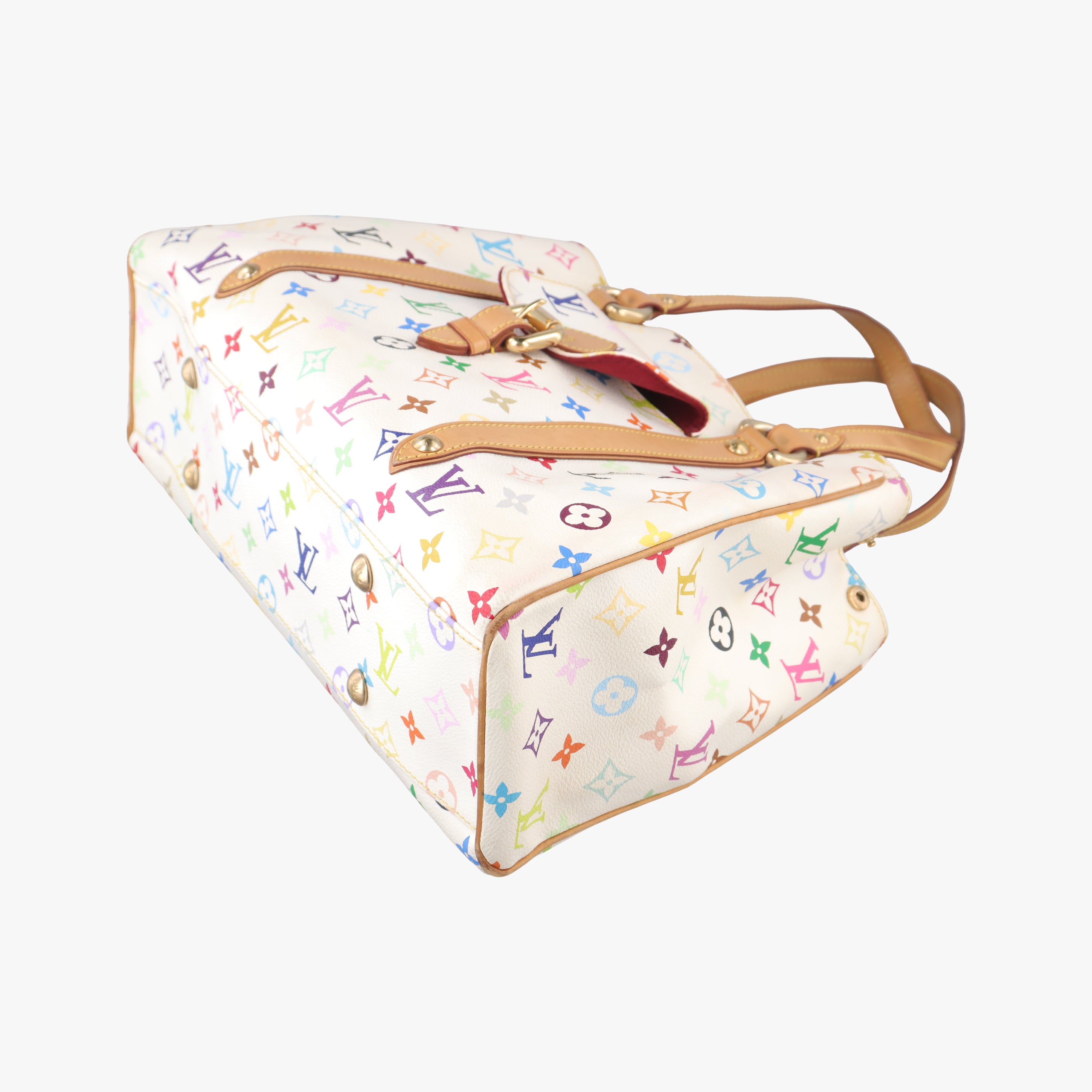 Vintage Louis Vuitton AURELIA MM white Monogram Multicolor M40094 shoulderbag | stylenewstar