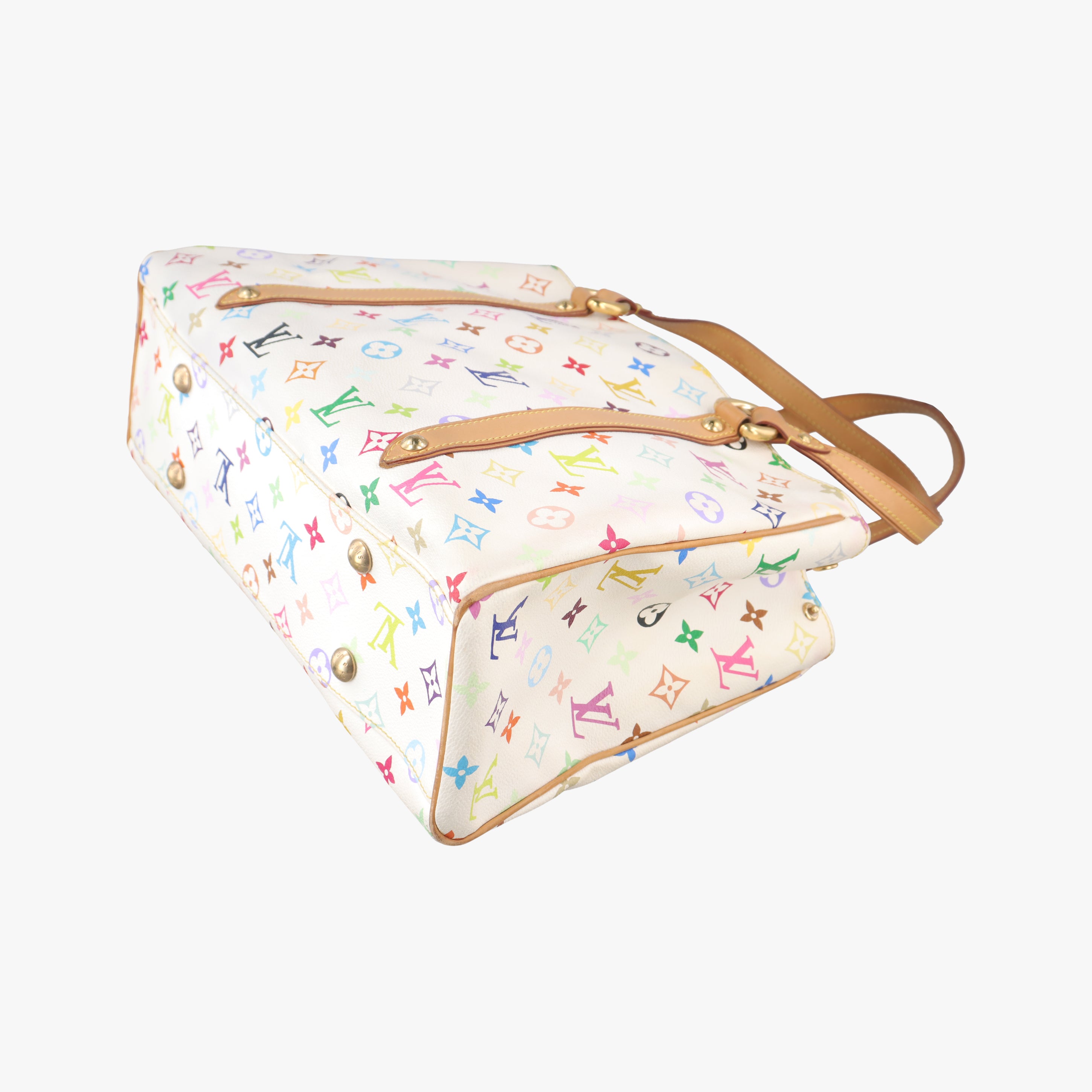 Vintage Louis Vuitton AURELIA MM white Monogram Multicolor M40094 shoulderbag | stylenewstar