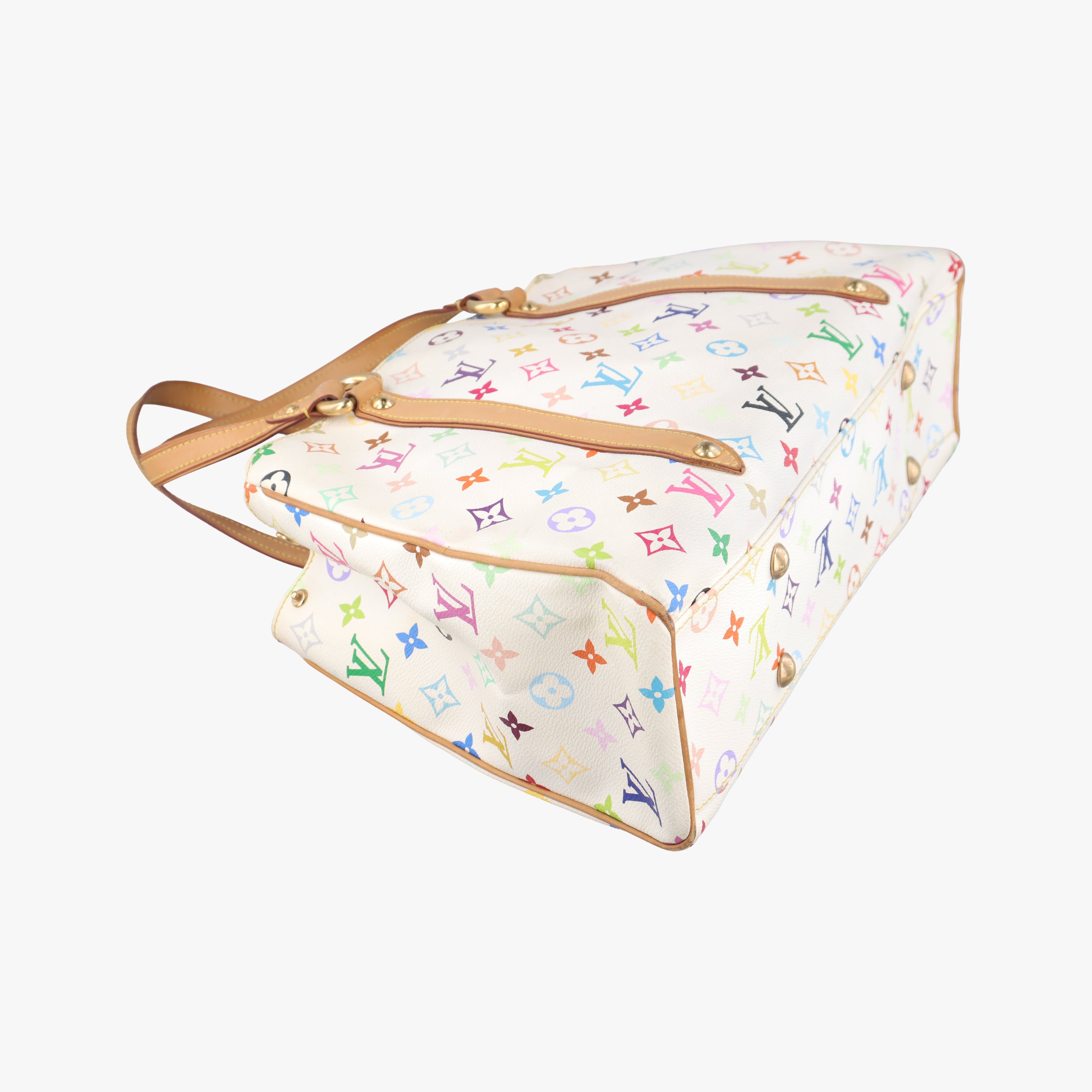 Vintage Louis Vuitton AURELIA MM white Monogram Multicolor M40094 shoulderbag | stylenewstar