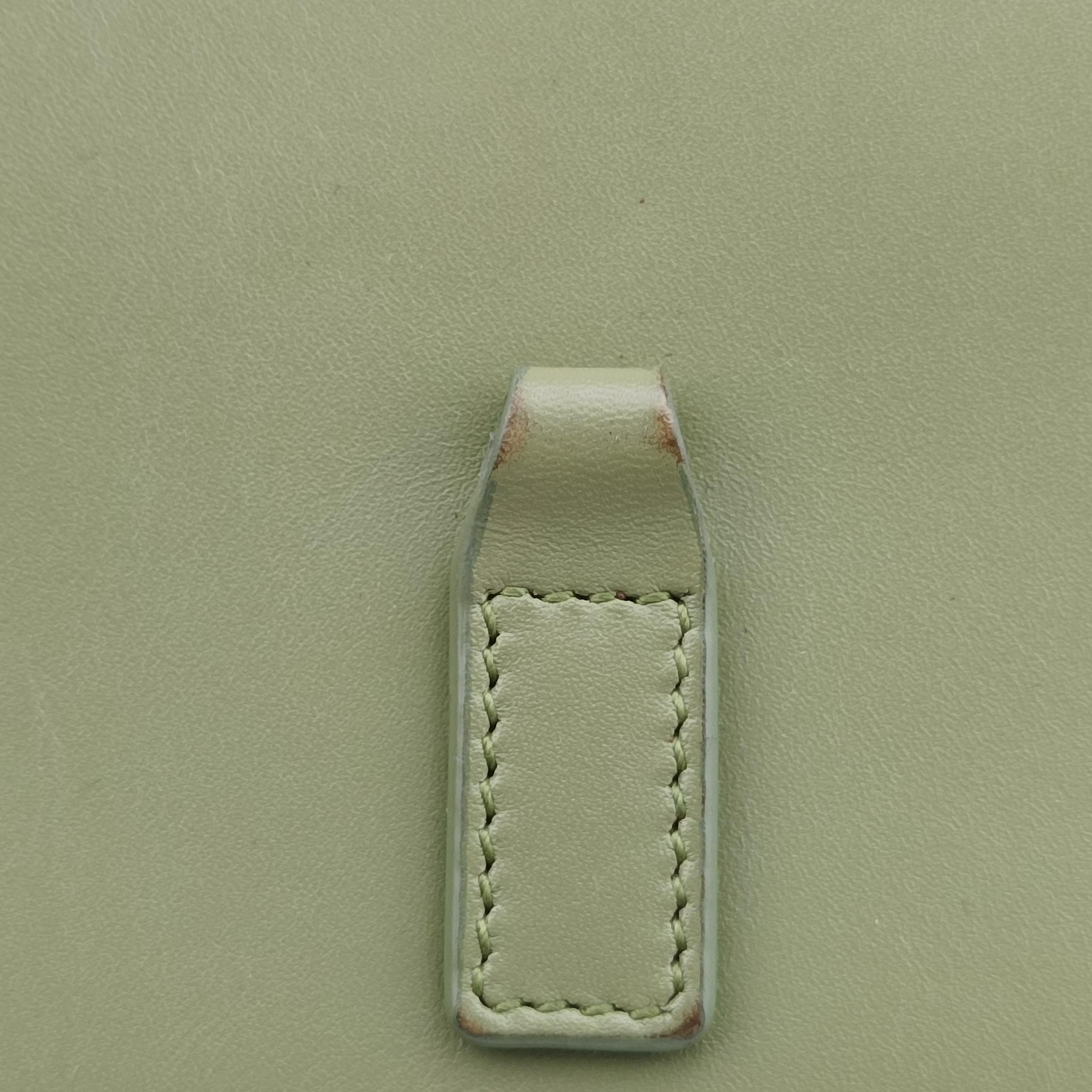 Secondhand Yves Saint Laurent LE 5 a 7Mini Hobo Green Leather 657228 shoulderbag | stylenewstar