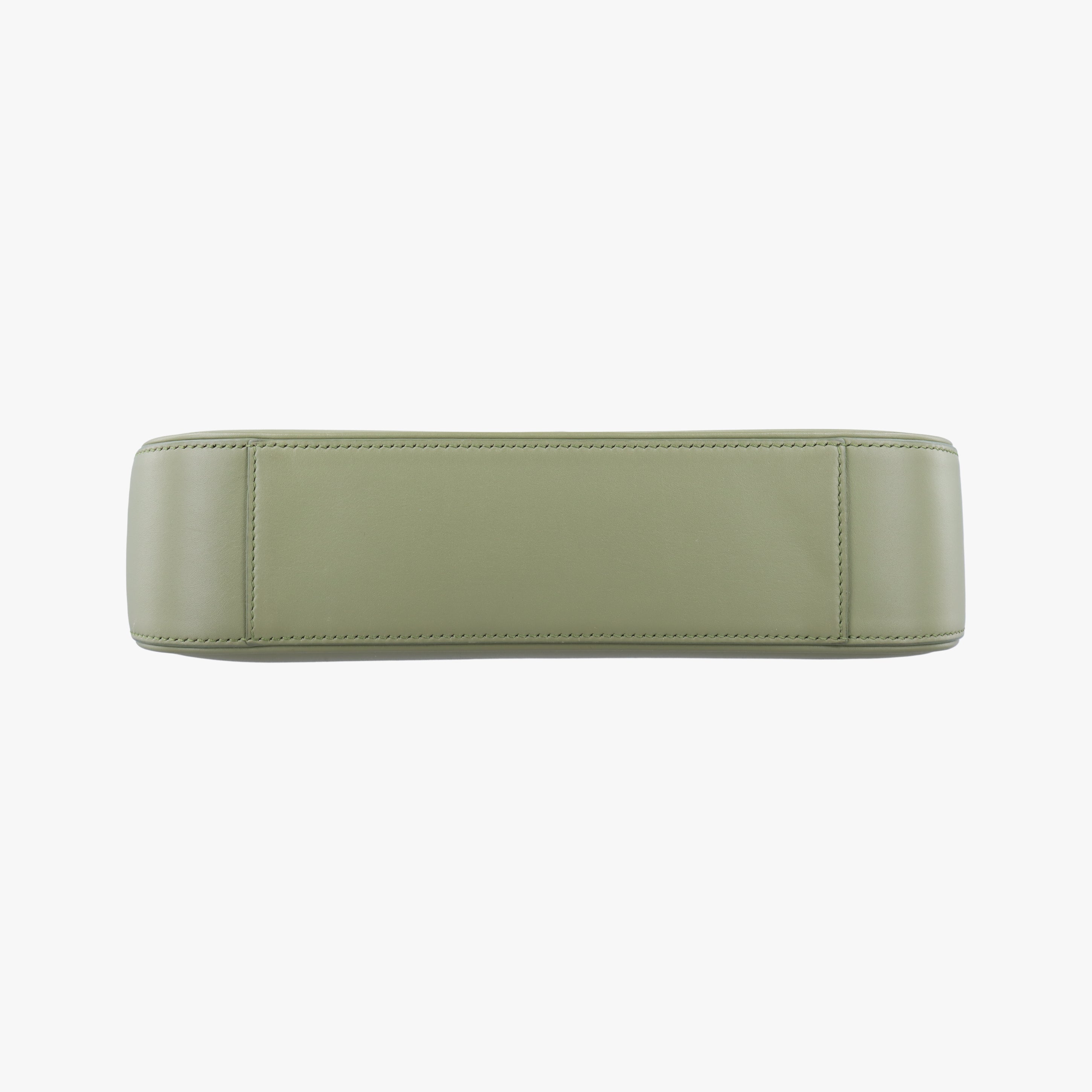 Secondhand Yves Saint Laurent LE 5 a 7Mini Hobo Green Leather 657228 shoulderbag | stylenewstar