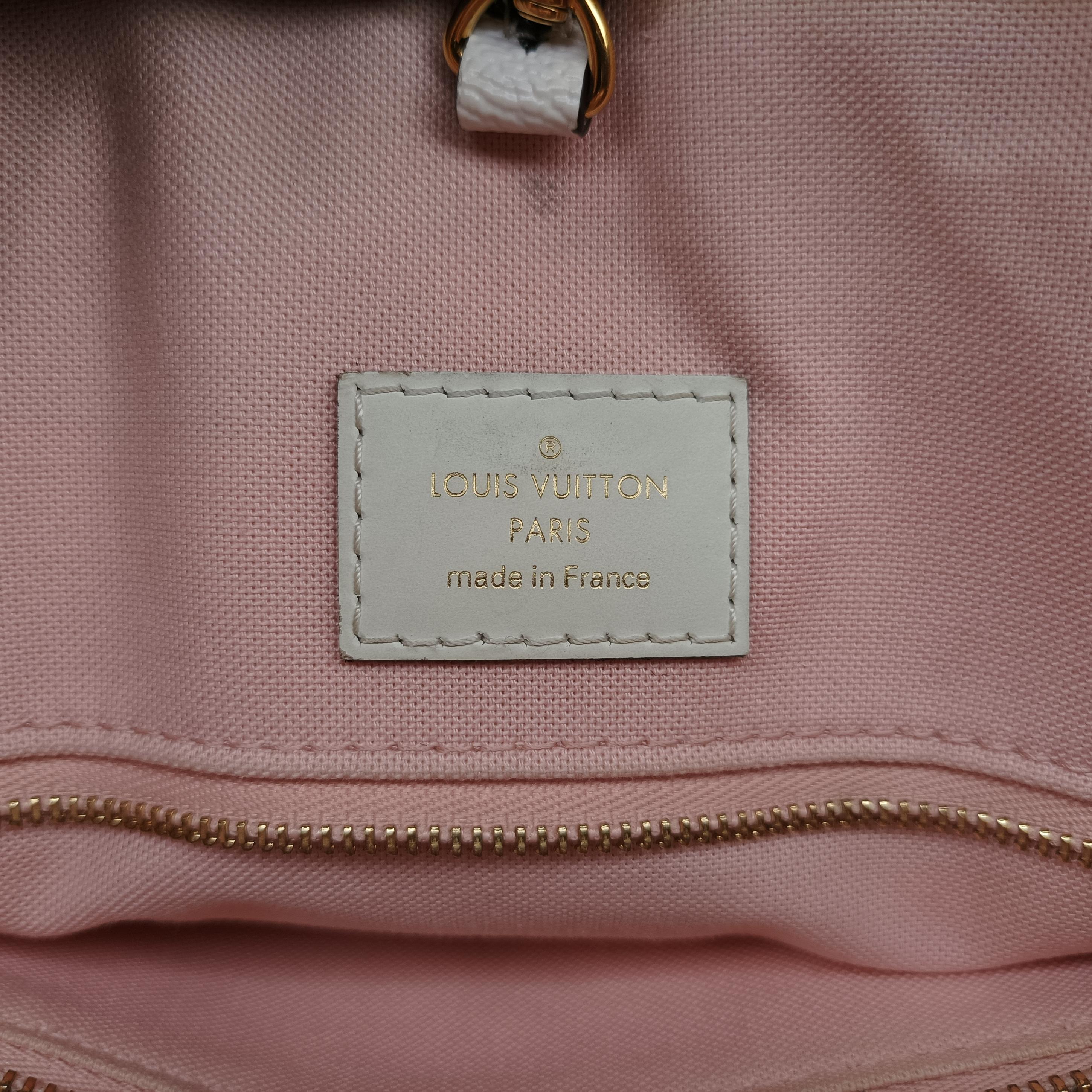Pre-owned Louis Vuitton On The Go GM ROUGE Monogram Giant M44569 shoulderbag | stylenewstar