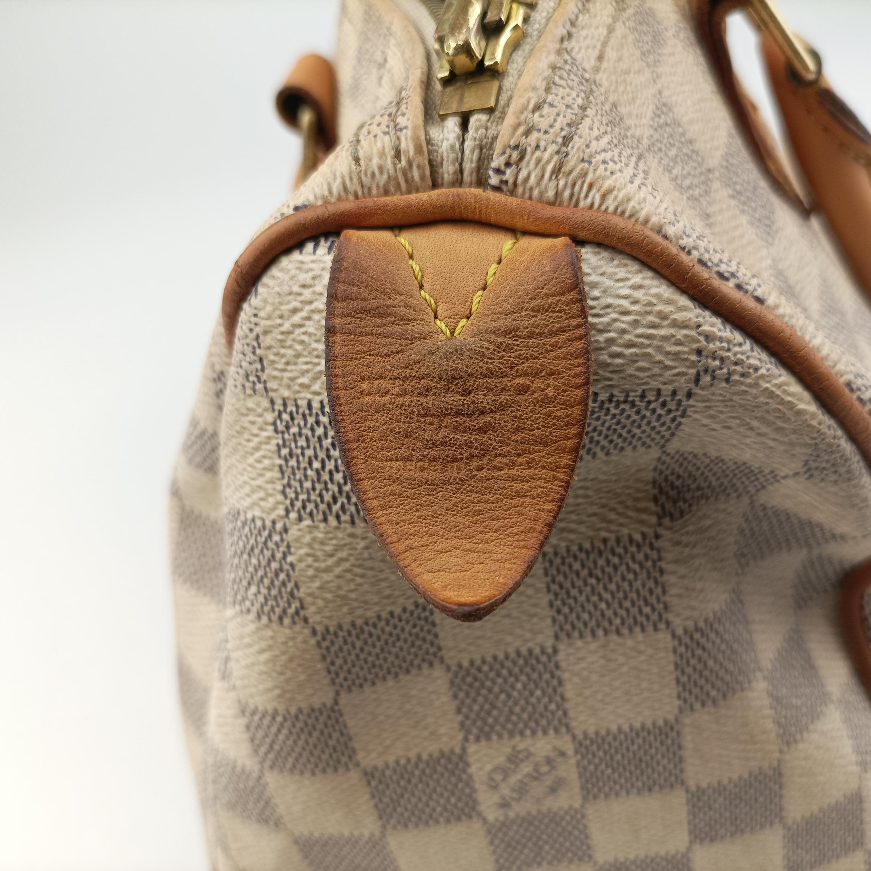 Pre-owned Louis Vuitton SPEEDY 25 Azur Damier Canvas N41534 handbag | stylenewstar