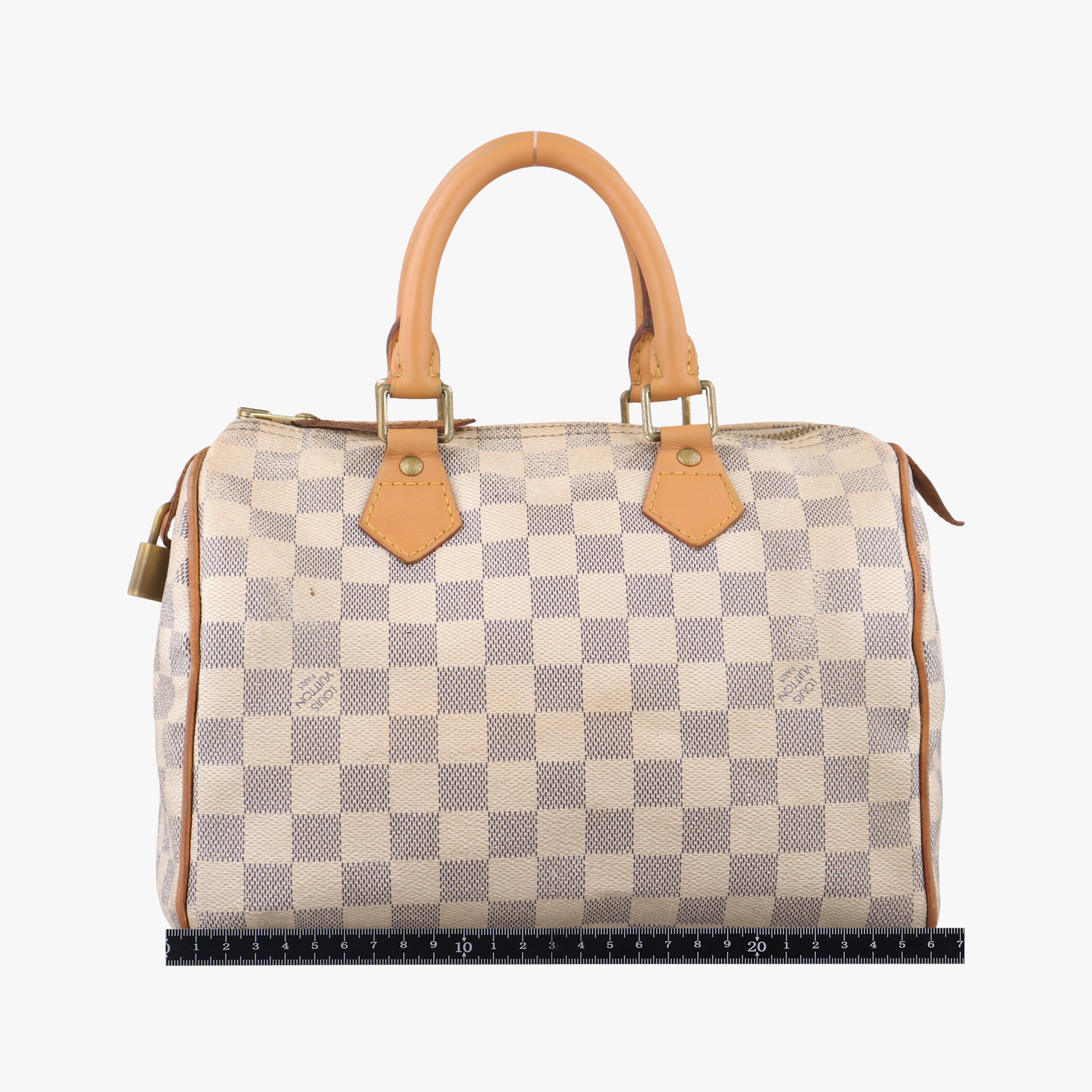 Pre-owned Louis Vuitton SPEEDY 25 Azur Damier Canvas N41534 handbag | stylenewstar